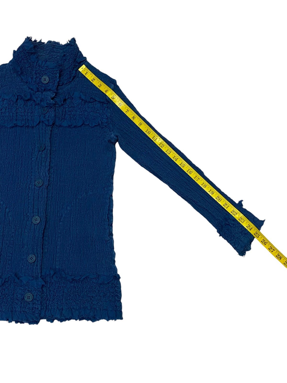 Issey Miyake Me By Issey Miyake Cauliflower Blue Jacket Size M / US 6-8 / IT 42-44 - 22 Thumbnail