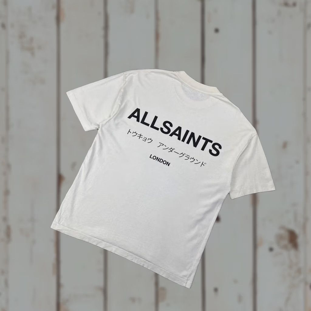 Allsaints AllSaints Men T Shirt S White Underground Big Logo Size US S / EU 44-46 / 1 - 1 Thumbnail