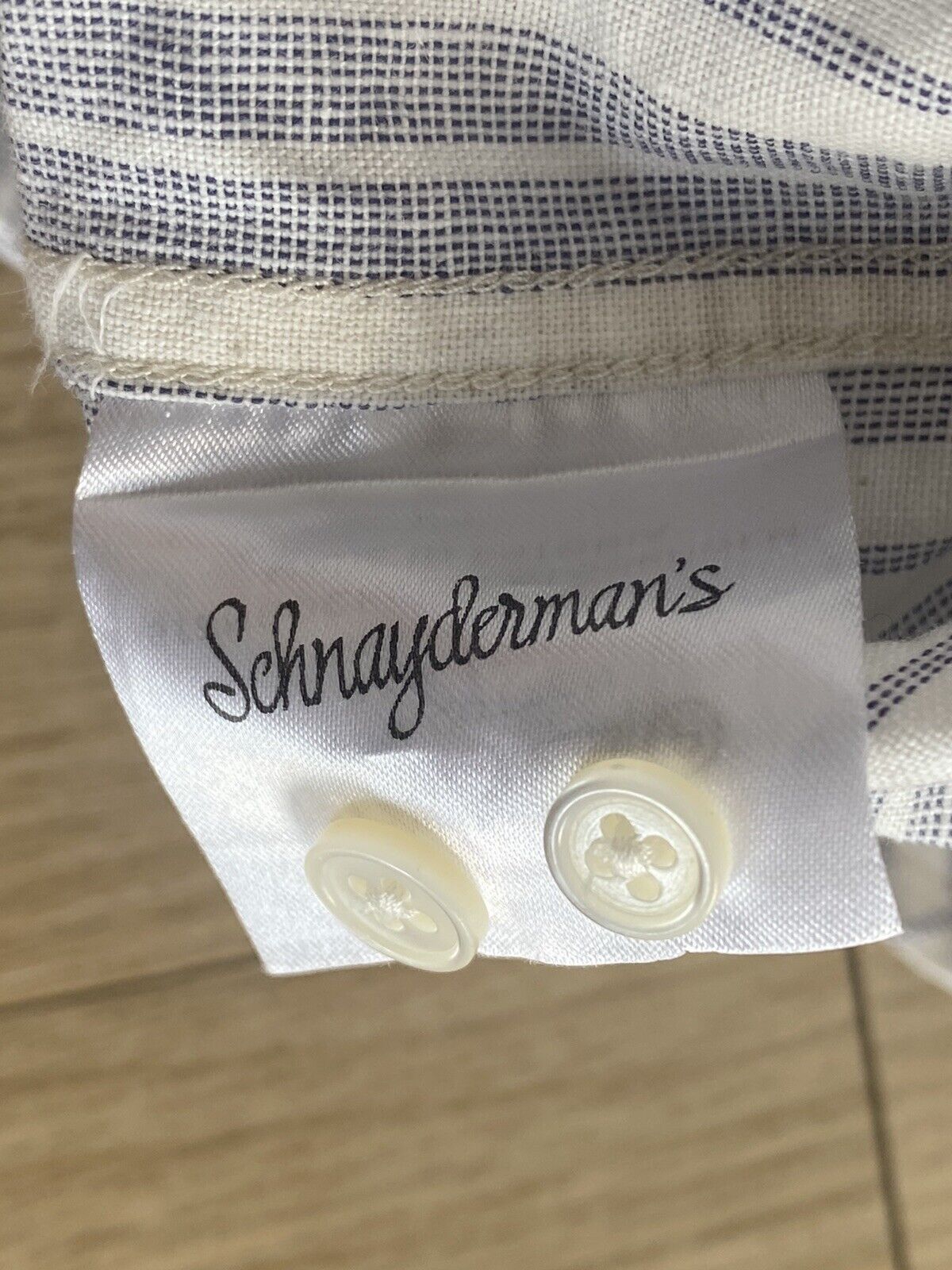 Schnaydermans Hemp Stripe Shirt Size US M / EU 48-50 / 2 - 5 Thumbnail