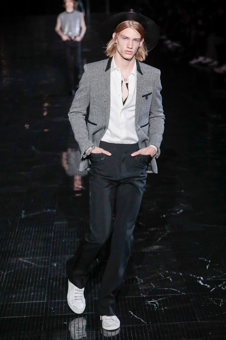 Saint Laurent Paris saint laurent paris size 38 19ss Paisley Embossed Totem Shi Size US M / EU 48-50 / 2 - 6 Thumbnail