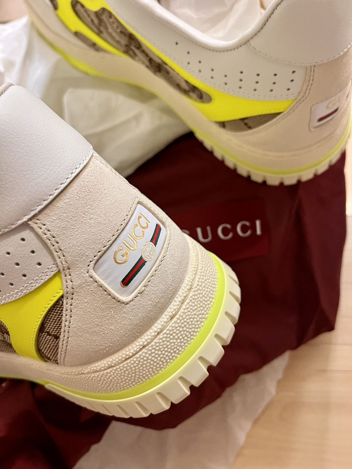 Gucci 🇭🇺 Gucci 🇮🇹 Web Sneaker Size 46 Summer ‘24 Fire! Size US 12 / EU 45 - 6 Thumbnail
