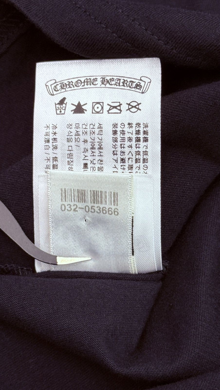 Chrome Hearts Chrome Hearts KIDS Horseshoe Pocket Tee Black / Sky Bkue Size US XXS / EU 40 - 10 Thumbnail