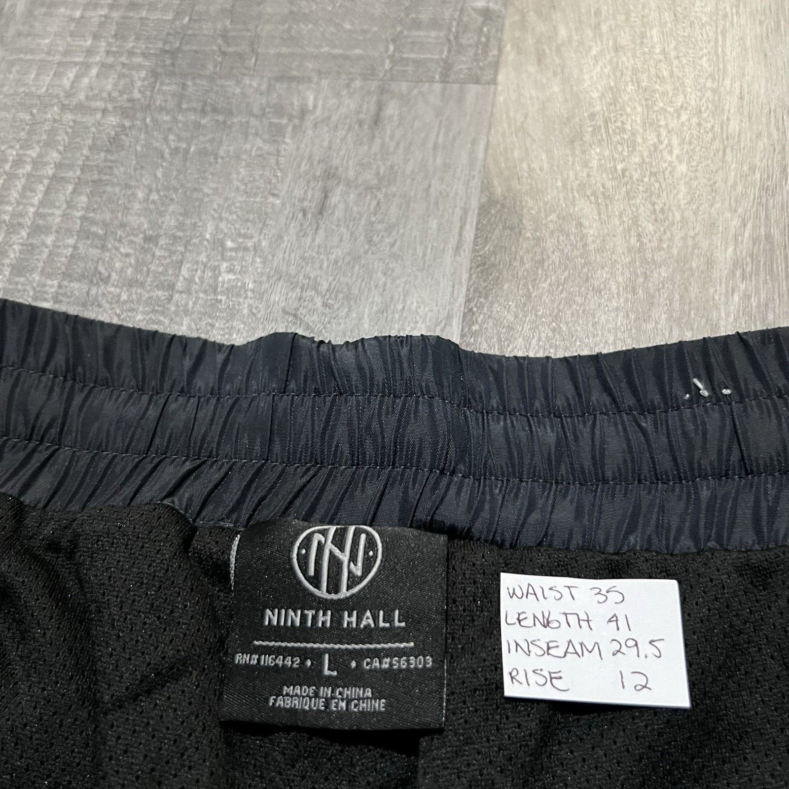 Ninth Hall Ninth Hall Black/Iridescent Athletic Jogger Track Pants Size US 35 - 5 Thumbnail