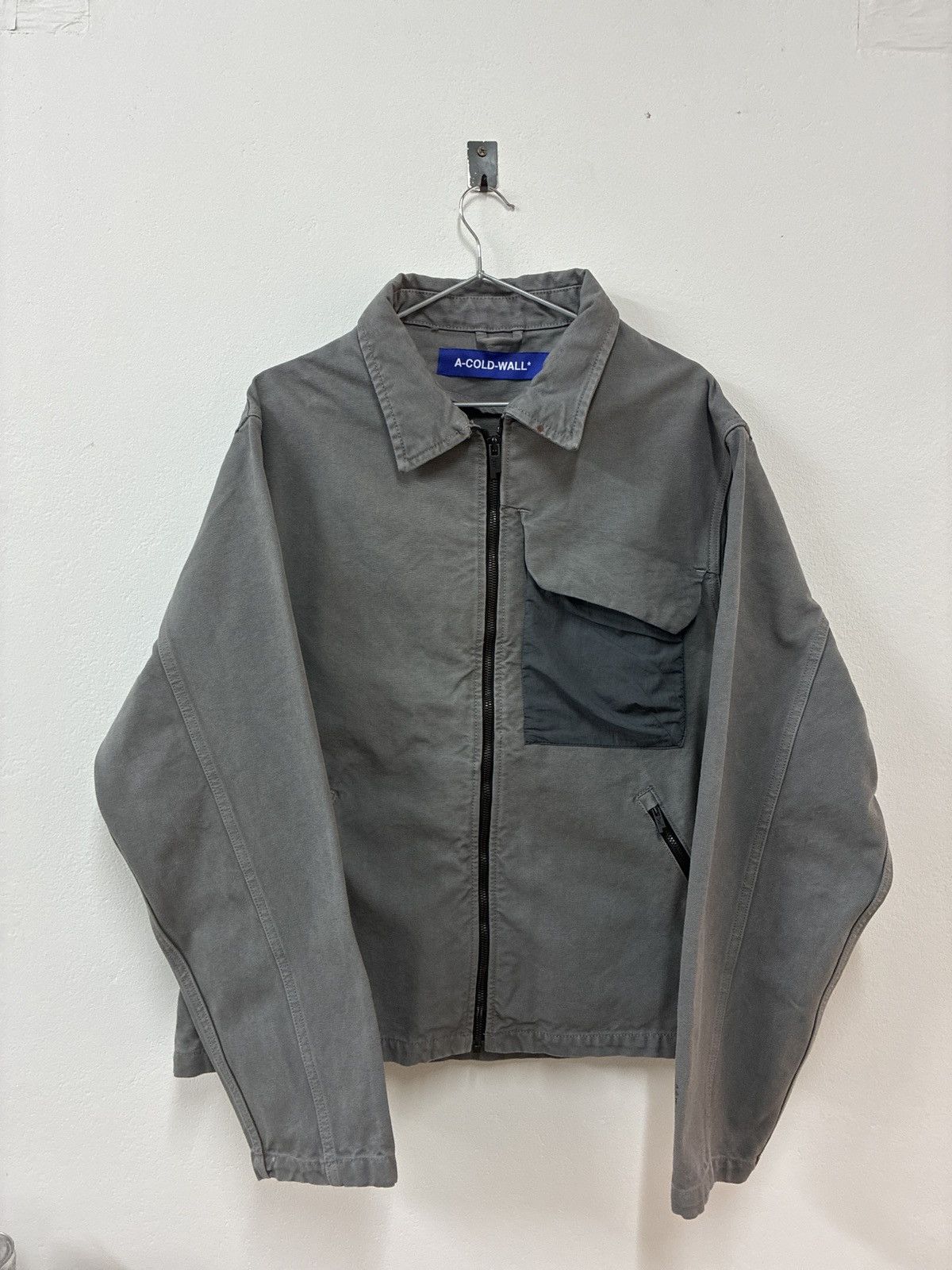A-COLD-WALL* A-COLD-WALL* Men's Brunswick Jacket in Grey Stone Size US XL / EU 56 / 4 - 1 Thumbnail