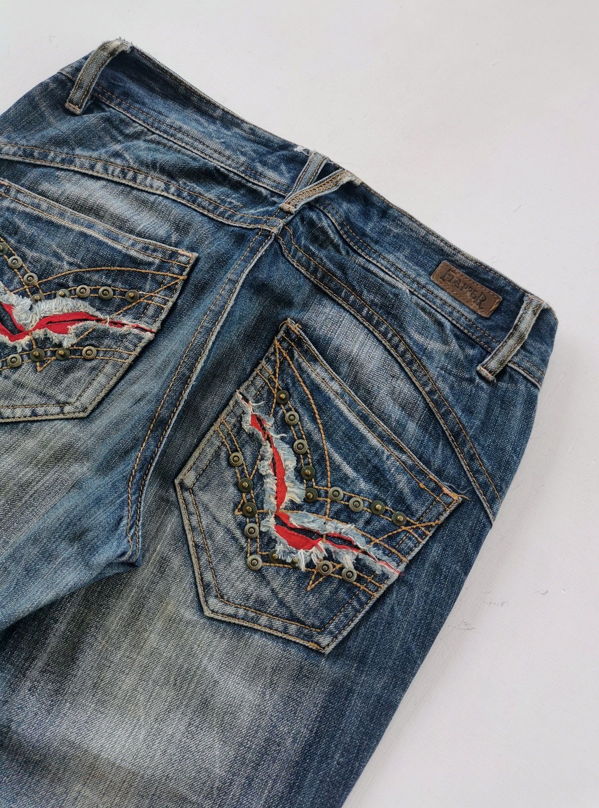 14th Addiction Flared Bootcut Fiapper Japan Jeans Size US 30 / EU 46 - 6 Thumbnail