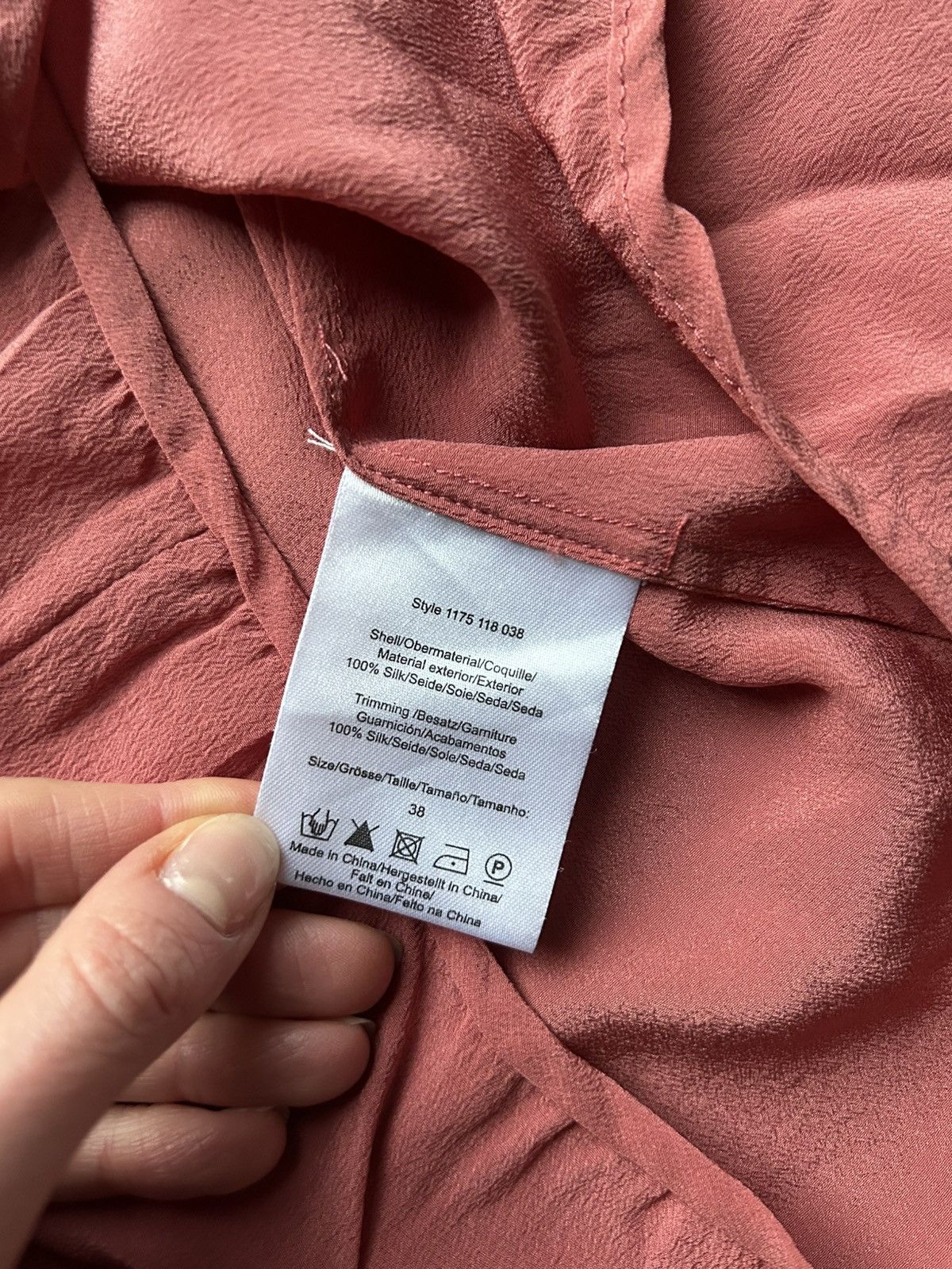 Other Day Birger et Mikkelsen silk top M Size M / US 6-8 / IT 42-44 - 8 Thumbnail