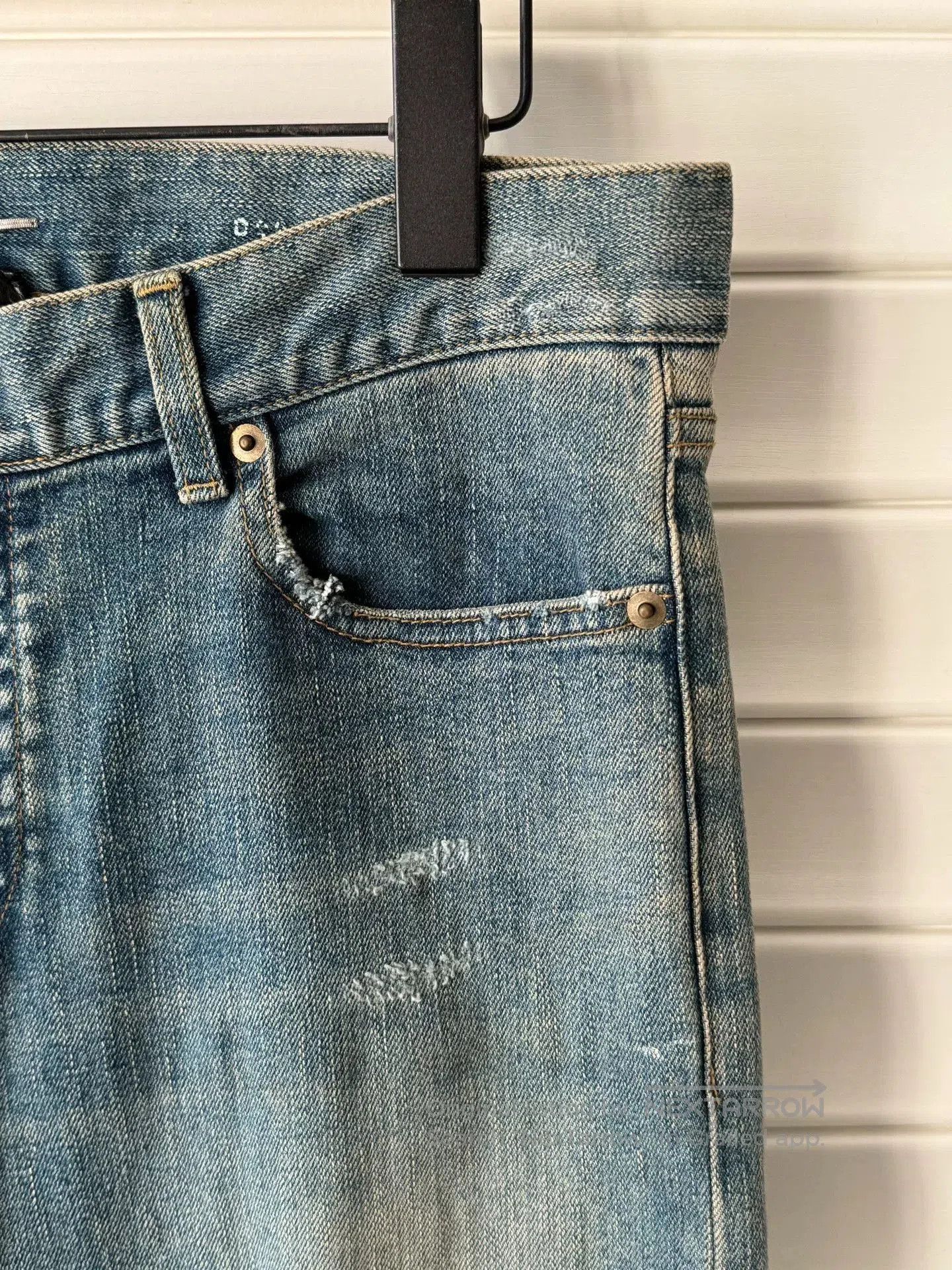 Saint Laurent Paris Saint Laurent 15FW Distressed D02 Jeans. Size US 31 - 7 Thumbnail