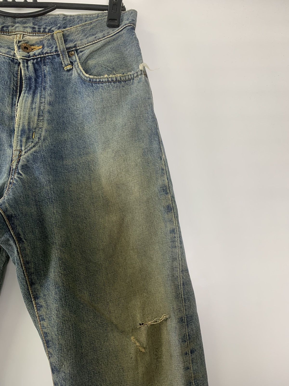 Edwin × Vintage Vintage 90s 505 Edwin distressed denim Size US 30 / EU 46 - 3 Thumbnail