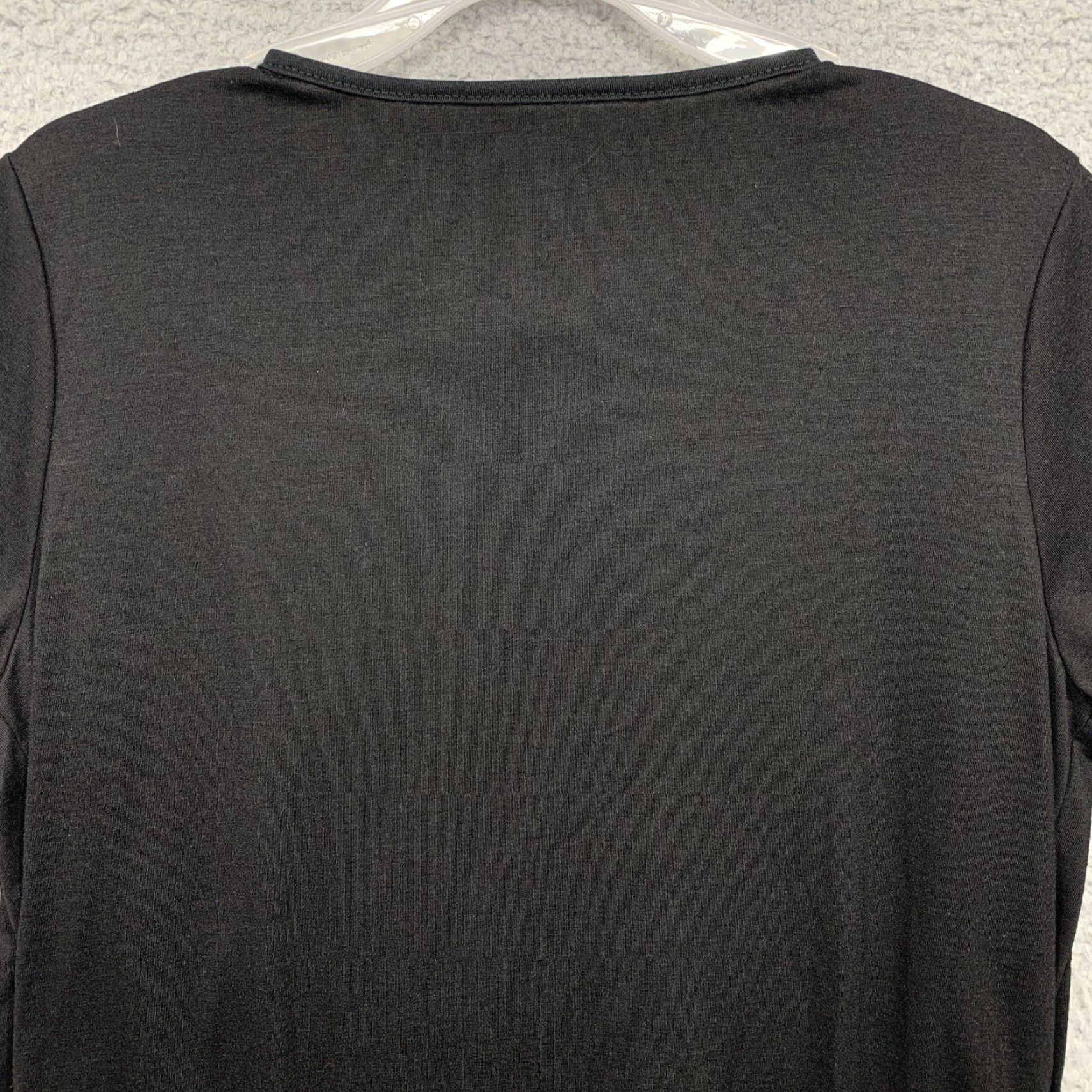 Vintage Maternity Nursing Tee Black XL Elastic Gathered Hem Side Slits Comfortable NWOT Shirt Women XL Black Easy Nursing Tee Size XL / US 12-14 / IT 48-50 - 5 Thumbnail
