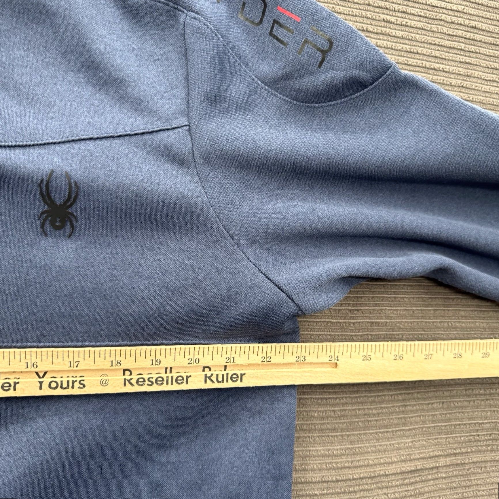 Spyder Spyder Jacket Mens Large Blue Polyester Full Zip Outdoors Hiking Walking Regular Fit Size US L / EU 52-54 / 3 - 4 Thumbnail