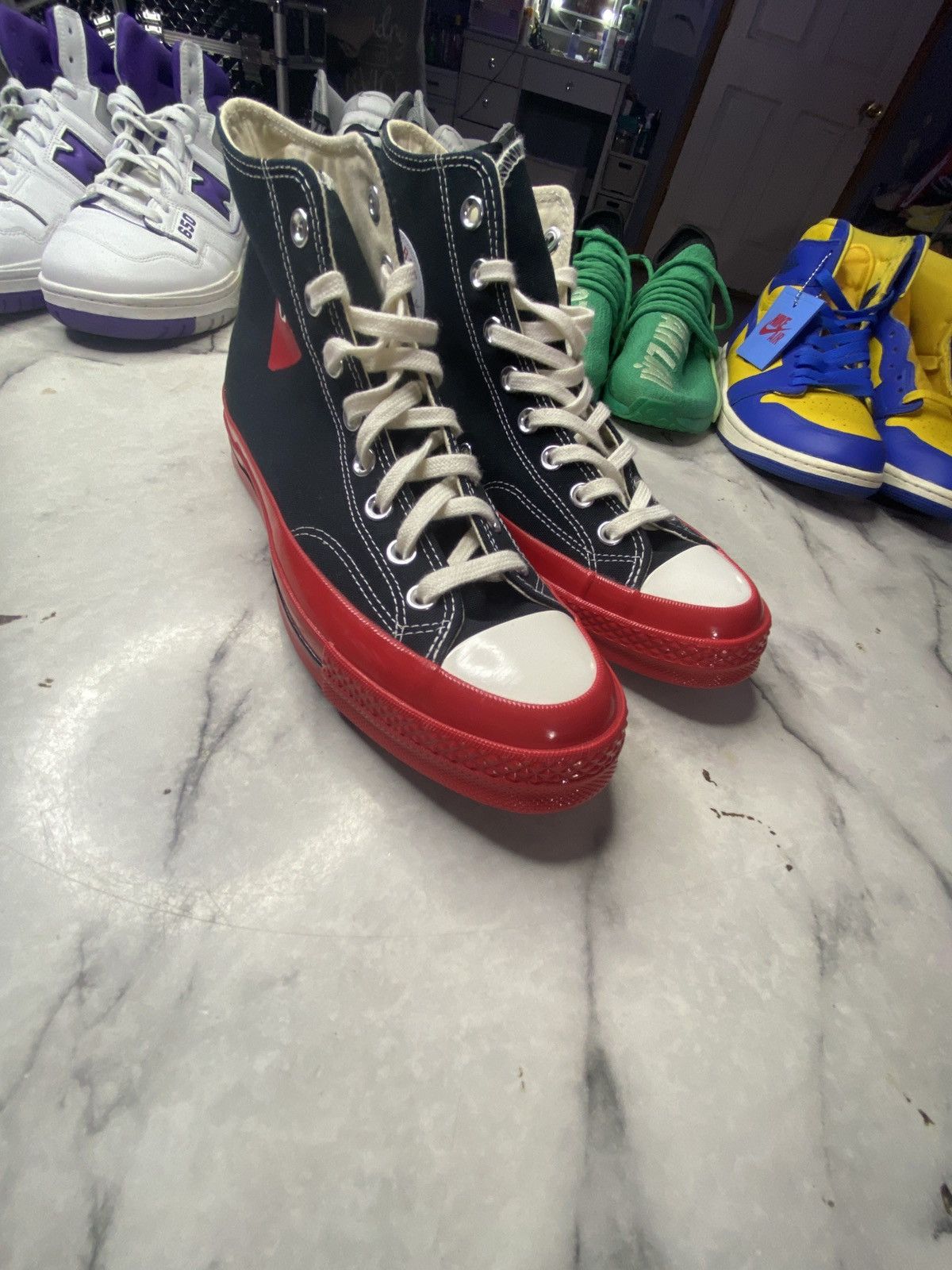 Comme des Garcons CDG converse black new Size US 8 / EU 41 - 5 Thumbnail