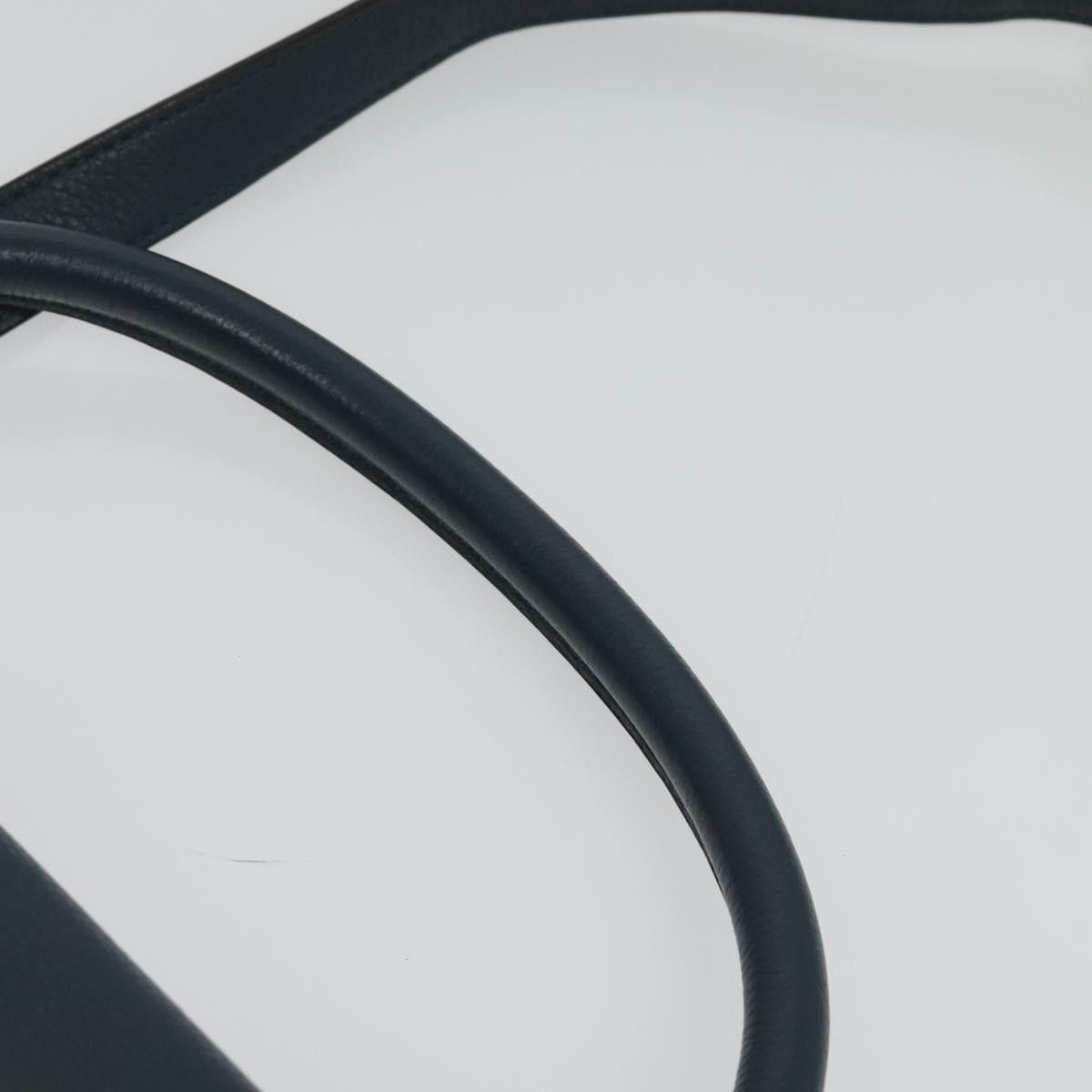 Celine CELINE Trapeze Hand Bag Leather Suede Blue Silver Size ONE SIZE - 8 Thumbnail