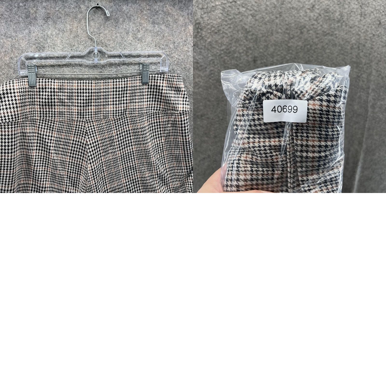 J. Jill J. Jill Pants Womens XL Petite Multicolor Check Cropped Tapered Pull On Knit Wearever Collection Pockets Elastic Waist Size 40" / US 18 - 8 Thumbnail