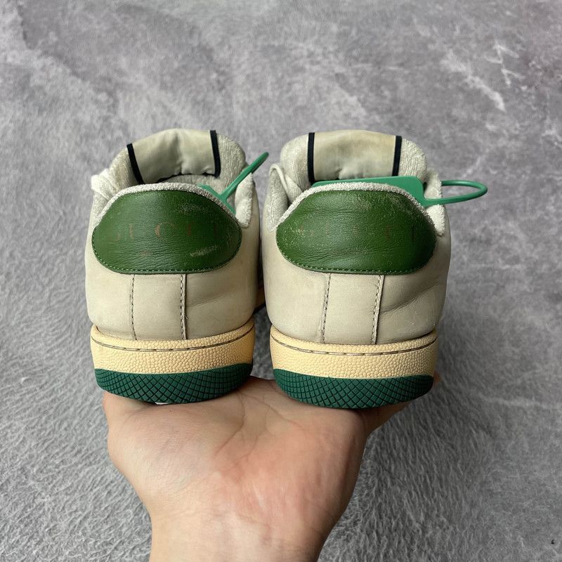 Gucci Gucci Screener Vintage Leather Sneakers for Men - Size US 7.5 / EU 40-41 - 3 Thumbnail