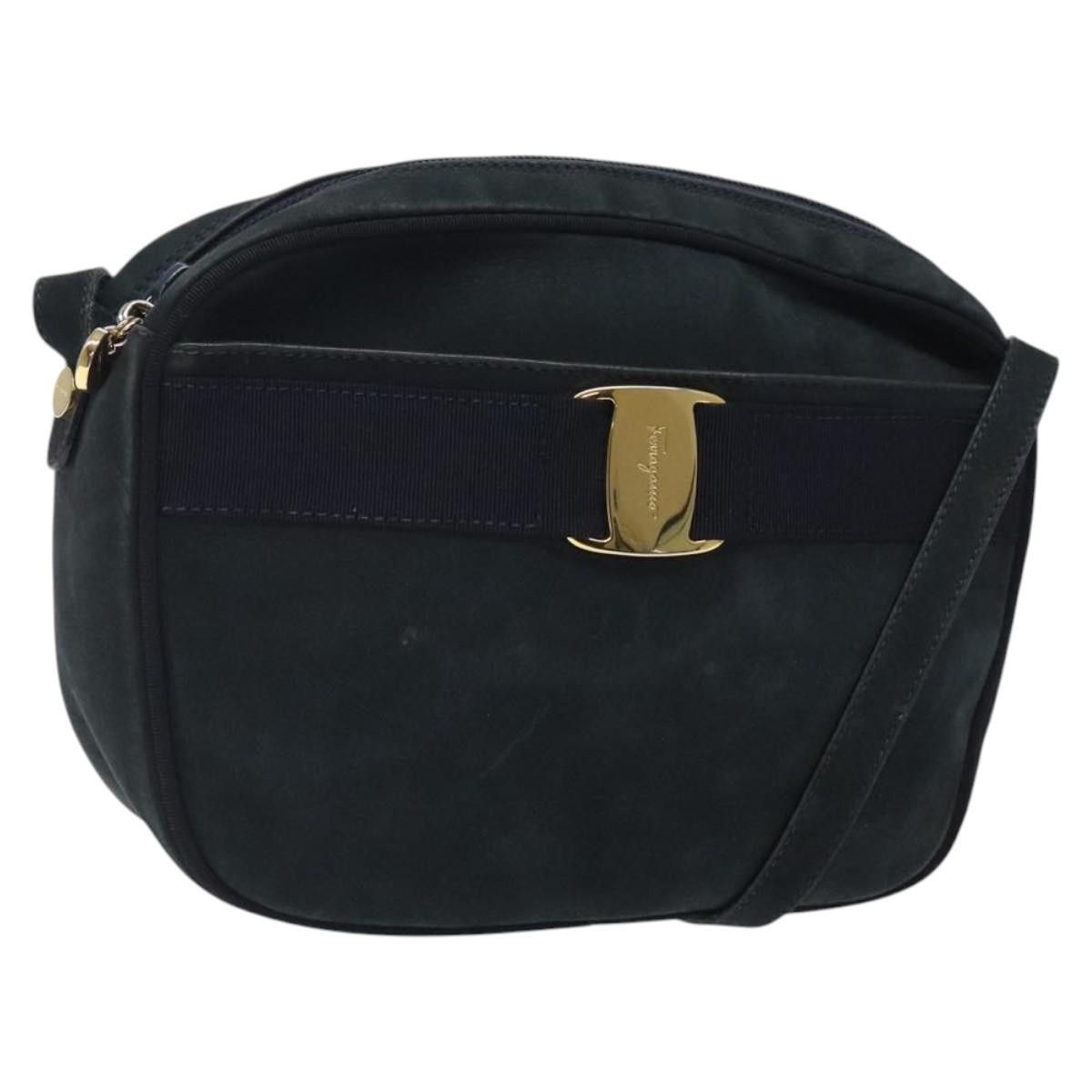 Salvatore Ferragamo Salvatore Ferragamo Vala Shoulder Bag Suede Size ONE SIZE - 1 Thumbnail