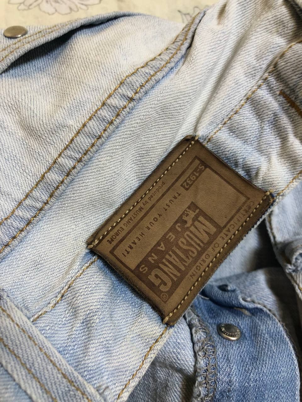 Mustang Vintage 70s Mustang Denim Jeans: High Waisted Distressed Size US 32 / EU 48 - 16 Thumbnail
