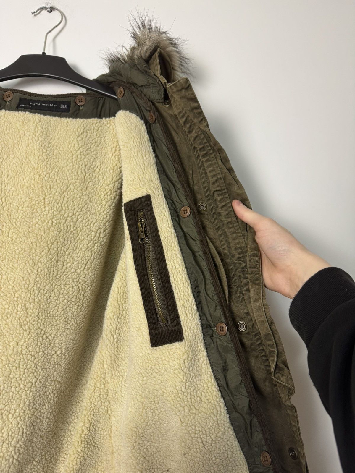 Vintage Vintage Archive Parka with Faux Fur Hood Japanese Style Size S / US 4 / IT 40 - 13 Thumbnail