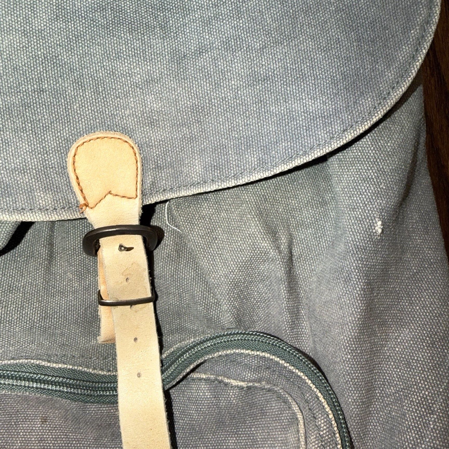 Vintage VINTAGE LL Bean Backpack Green 70s 80s Cotton Day USA Travel Mens Backpack Size ONE SIZE - 4 Thumbnail
