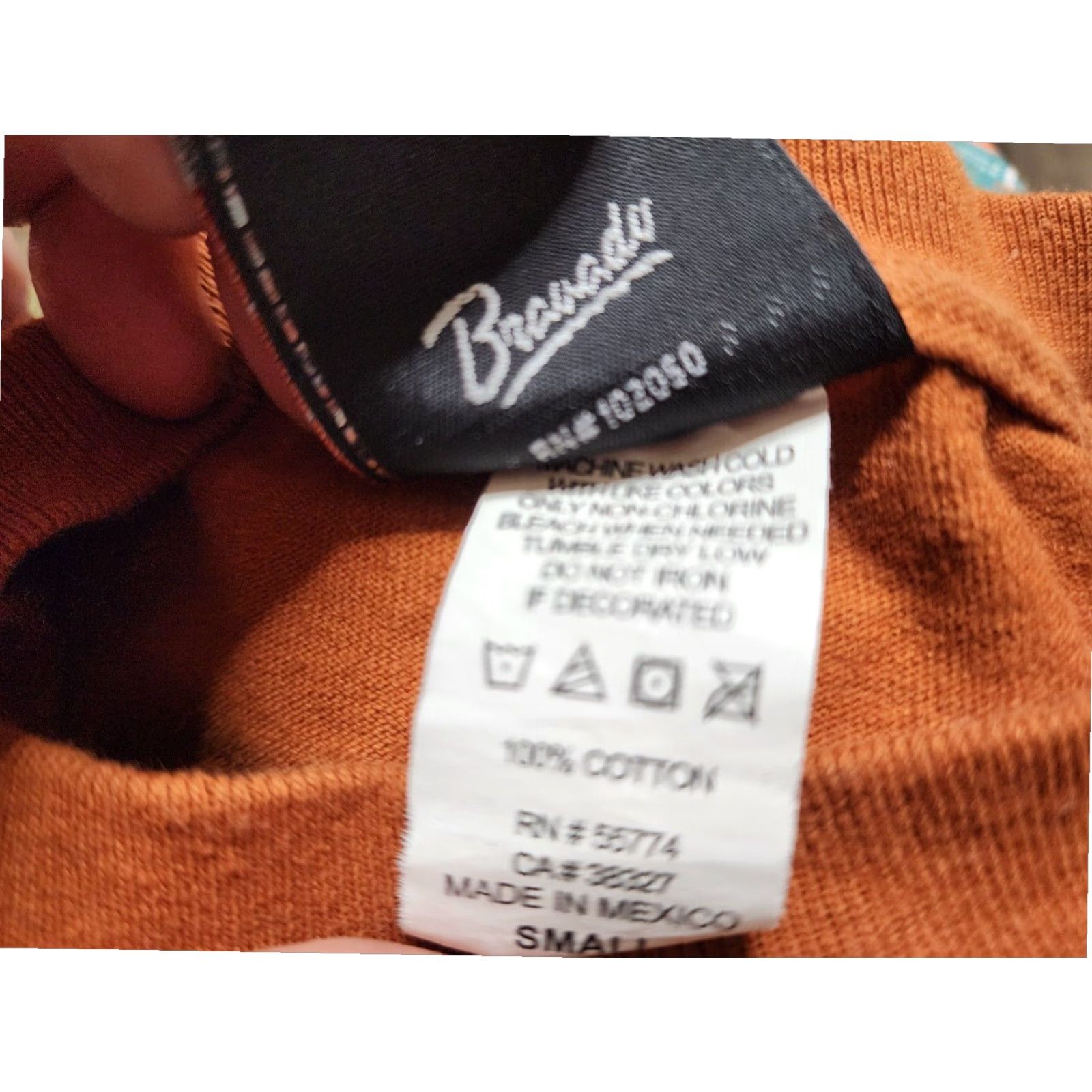 Harley Davidson Harley-Davidson T-Shirt Mens Orange Double Sided Natchez Trace Short Sleeve Size US S / EU 44-46 / 1 - 6 Thumbnail