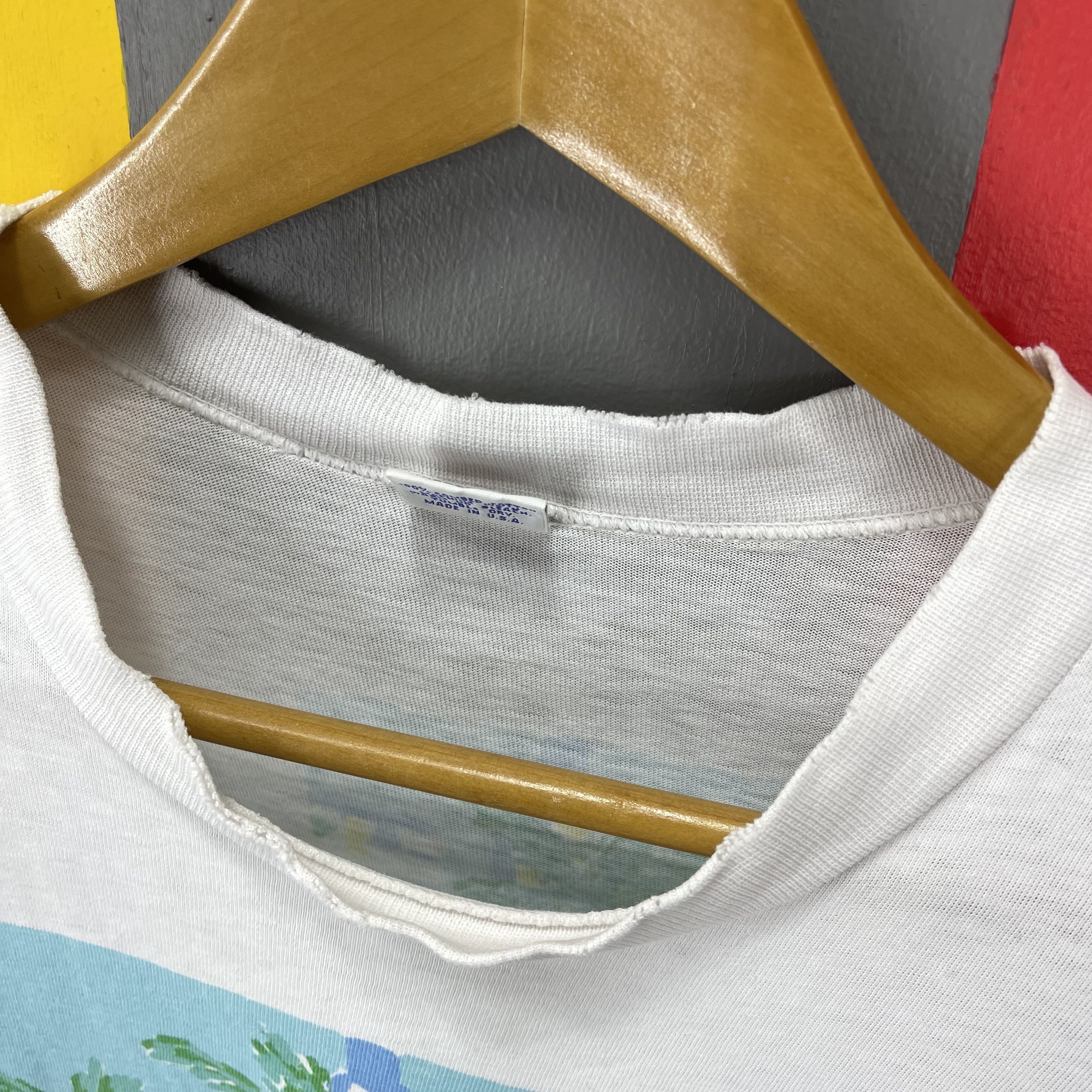 Vintage 90s Vintage HAWAII by CRAZY SHIRT Crew Neck T Shirt #2033/14 Size US M / EU 48-50 / 2 - 7 Thumbnail
