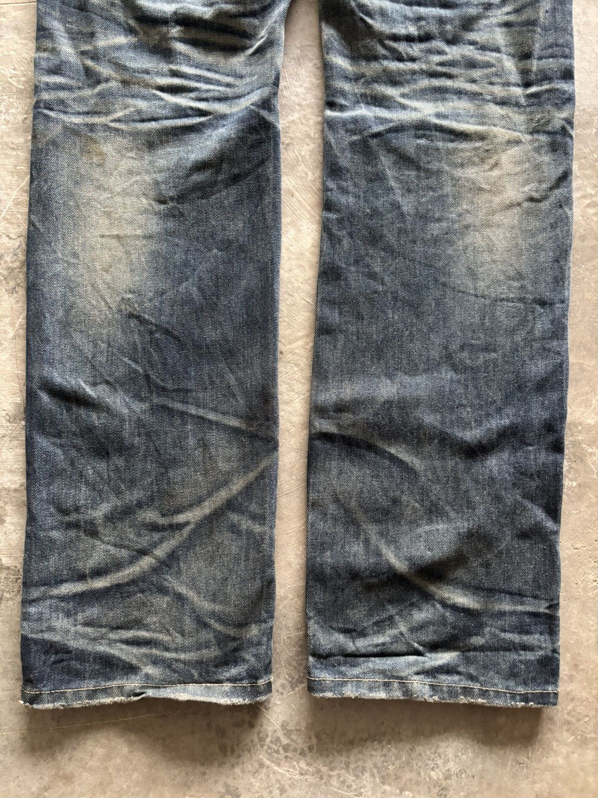 If Six Was Nine DPSR JEANS distressed mud wash mudmax style japanese grunge Size US 34 / EU 50 - 20 Thumbnail