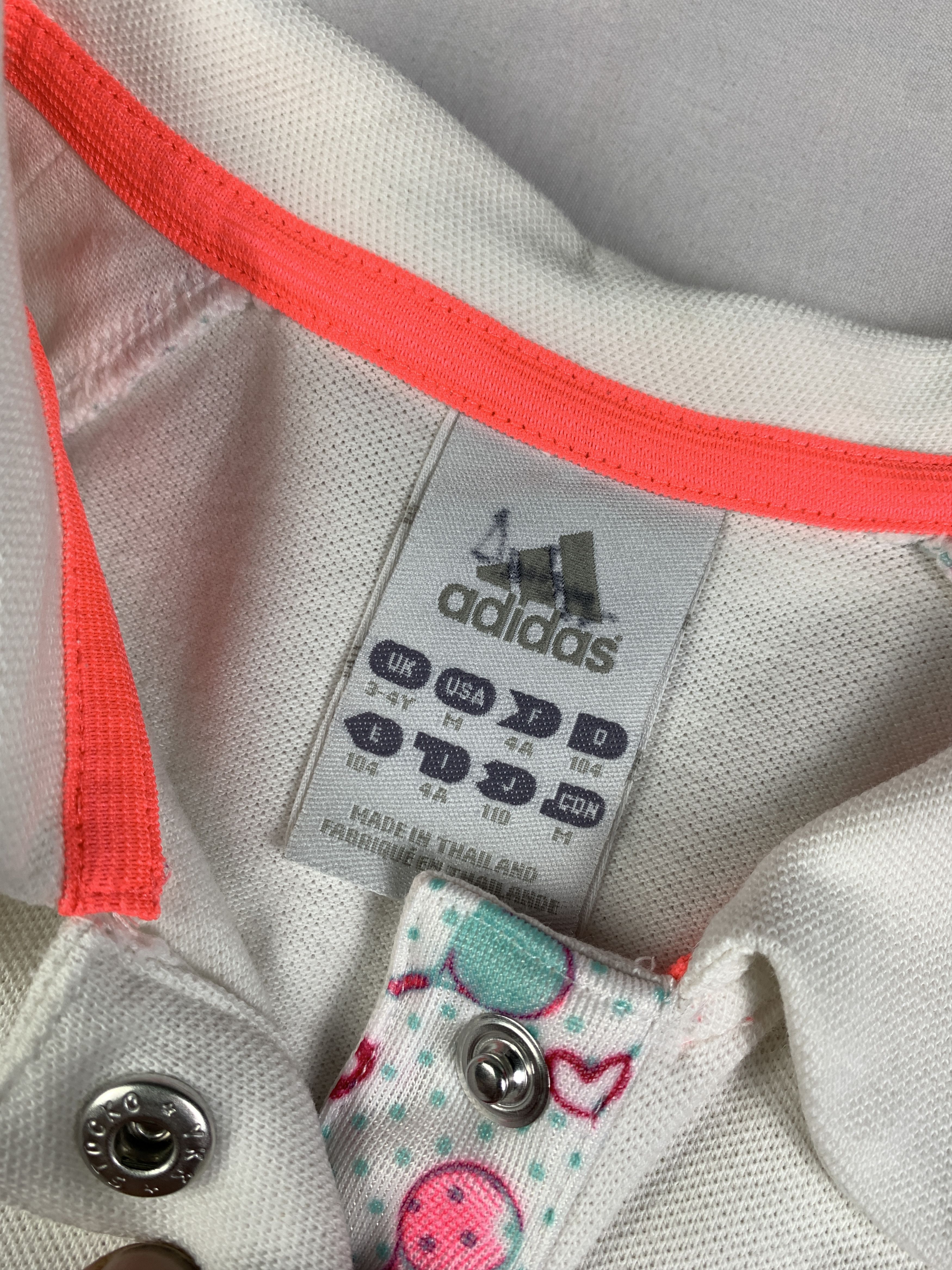 Adidas 2008 Adidas White Baby Polo (XXS) Size XXS / US 00 / IT 34 - 5 Thumbnail