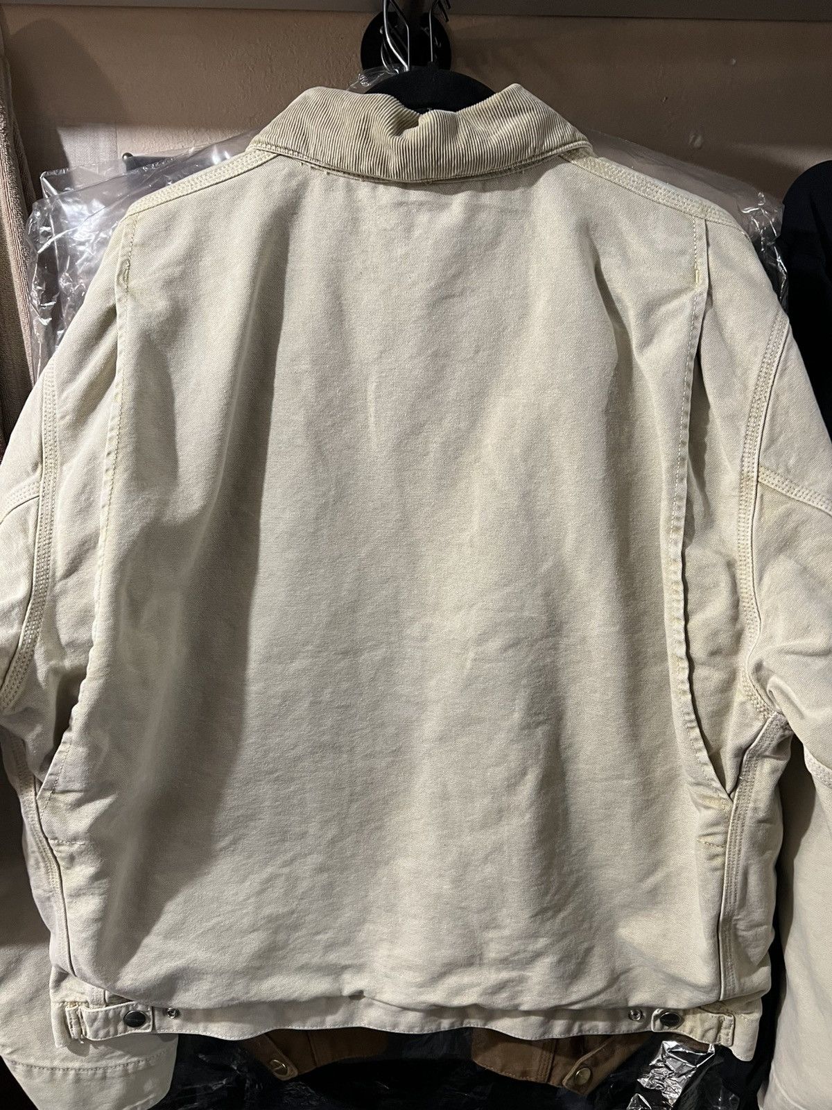 Carhartt Wip Carhartt WIP OG Detroit Jacket Chalk Brown Size US L / EU 52-54 / 3 - 3 Thumbnail