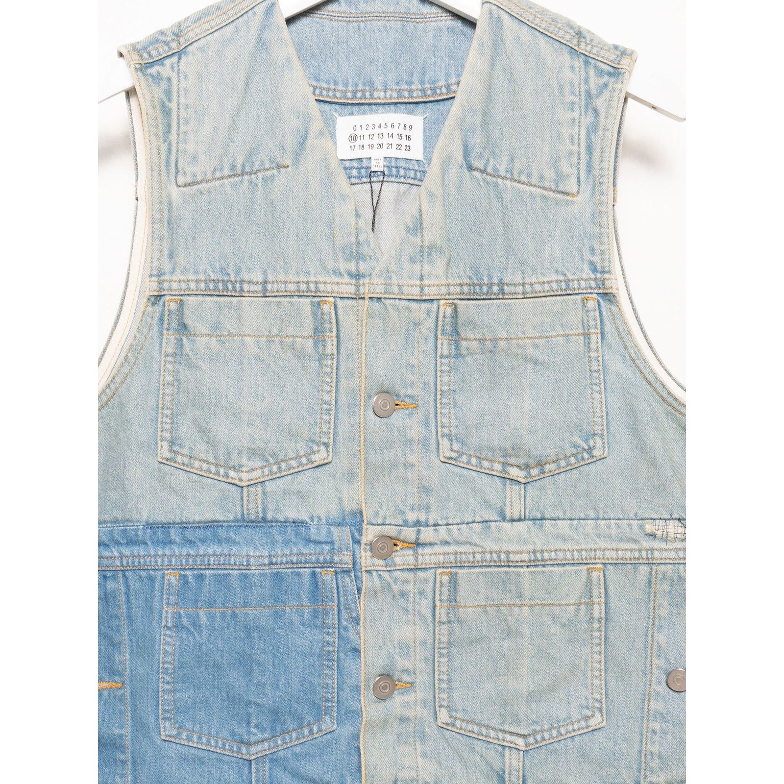 Maison Margiela Reconstructed Denim Vest Size US M / EU 48-50 / 2 - 2 Thumbnail