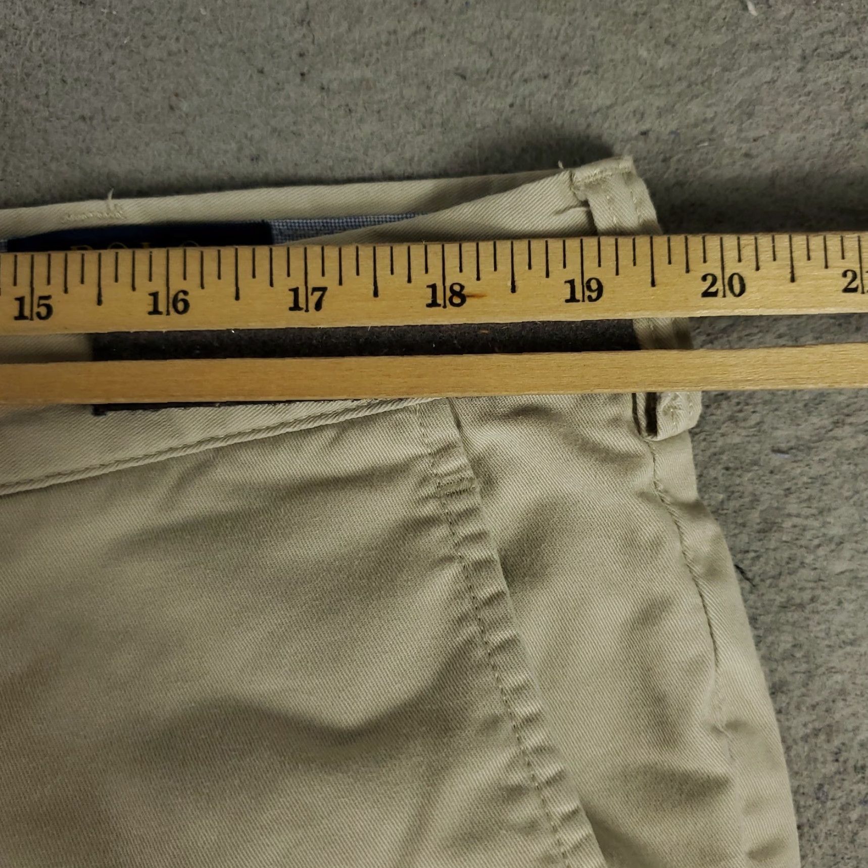 Ralph Lauren Ralph Lauren Pants Mens 38x30.5 Beige Stretch Flat Front Chino Trousers Size US 38 / EU 54 - 4 Thumbnail