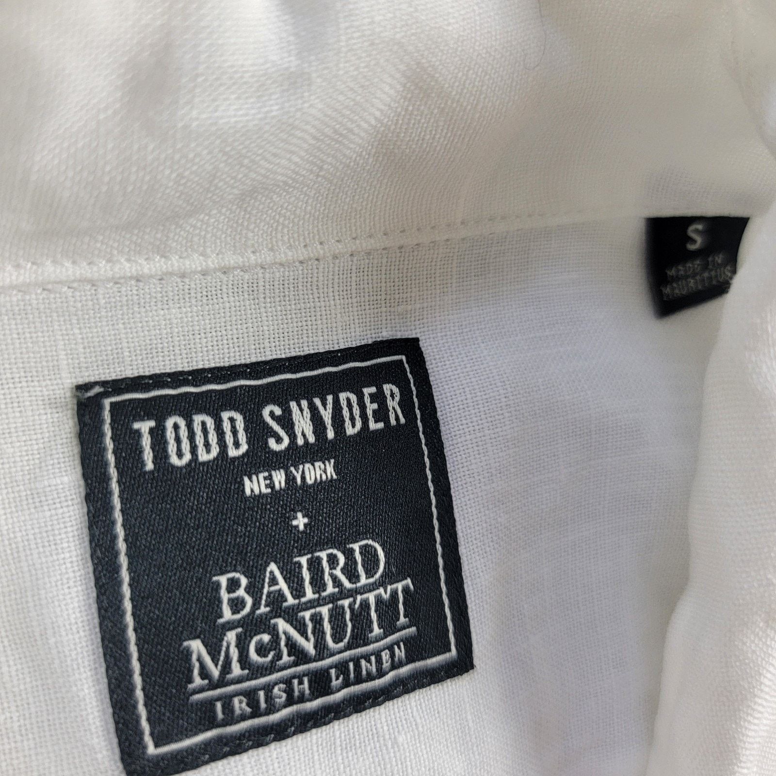 Todd Snyder Todd Snyder Baird McNutt Sea Soft Linen Shirt Short Sleeve Size US S / EU 44-46 / 1 - 5 Thumbnail