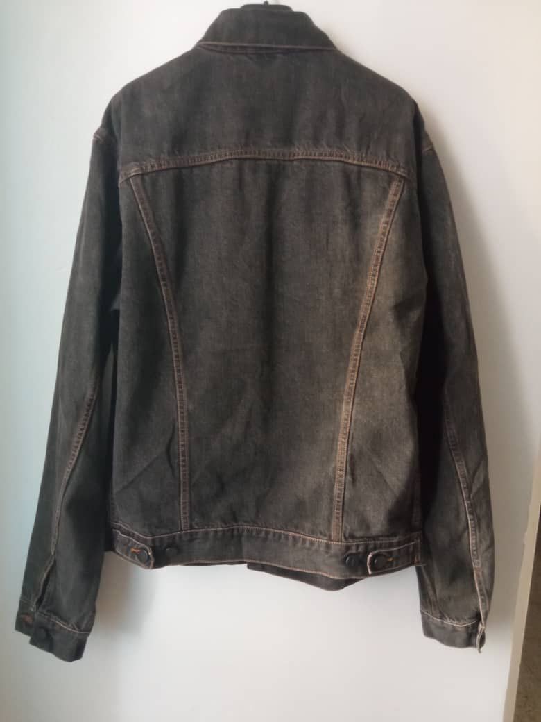 Stone Island 90s Vintage Stone Island Logo Denim Jacket Size US L / EU 52-54 / 3 - 2 Thumbnail