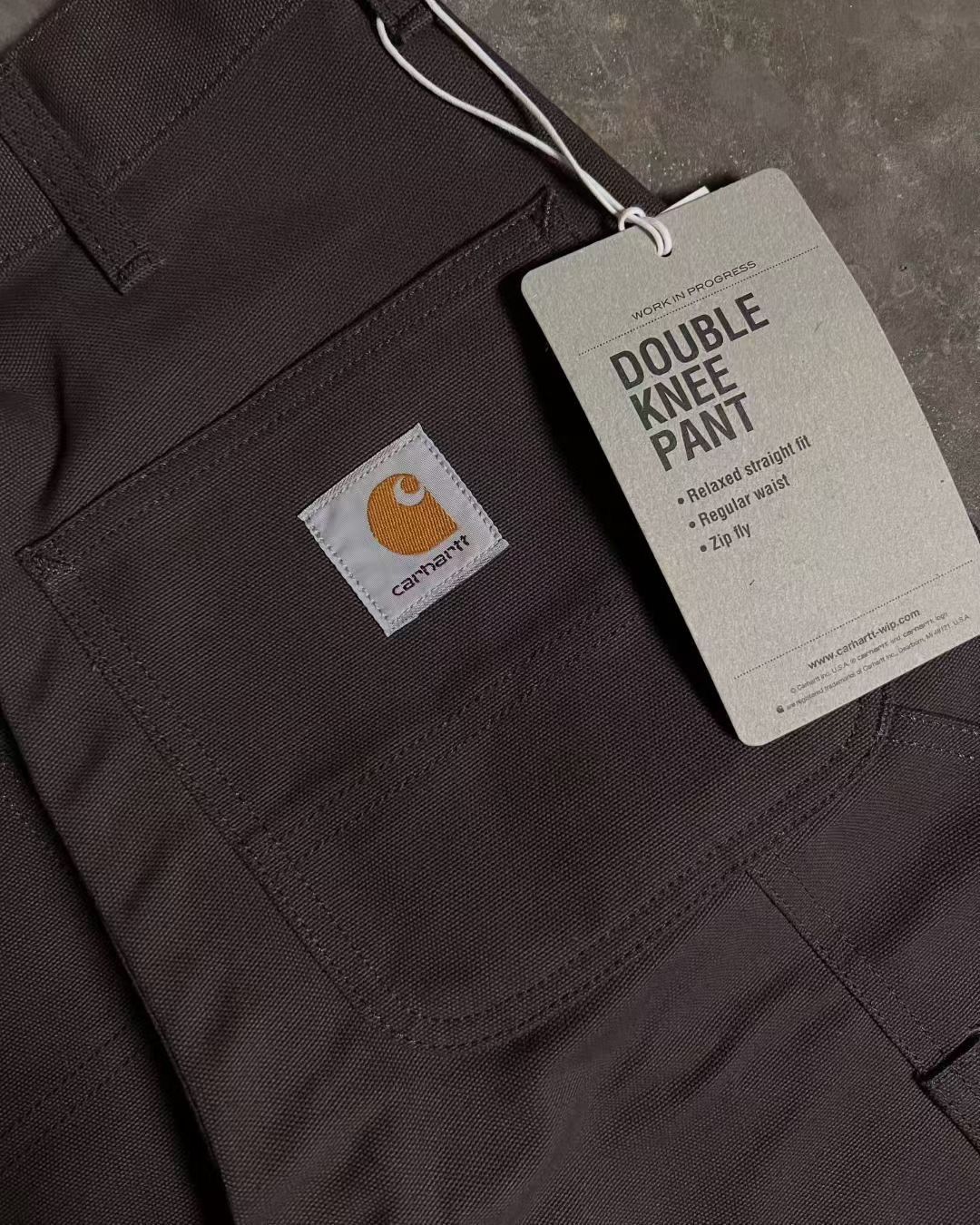 Carhartt Carhartt WIP Double Knee Pant – Tobacco (Rinsed) Size US 30 / EU 46 - 3 Thumbnail