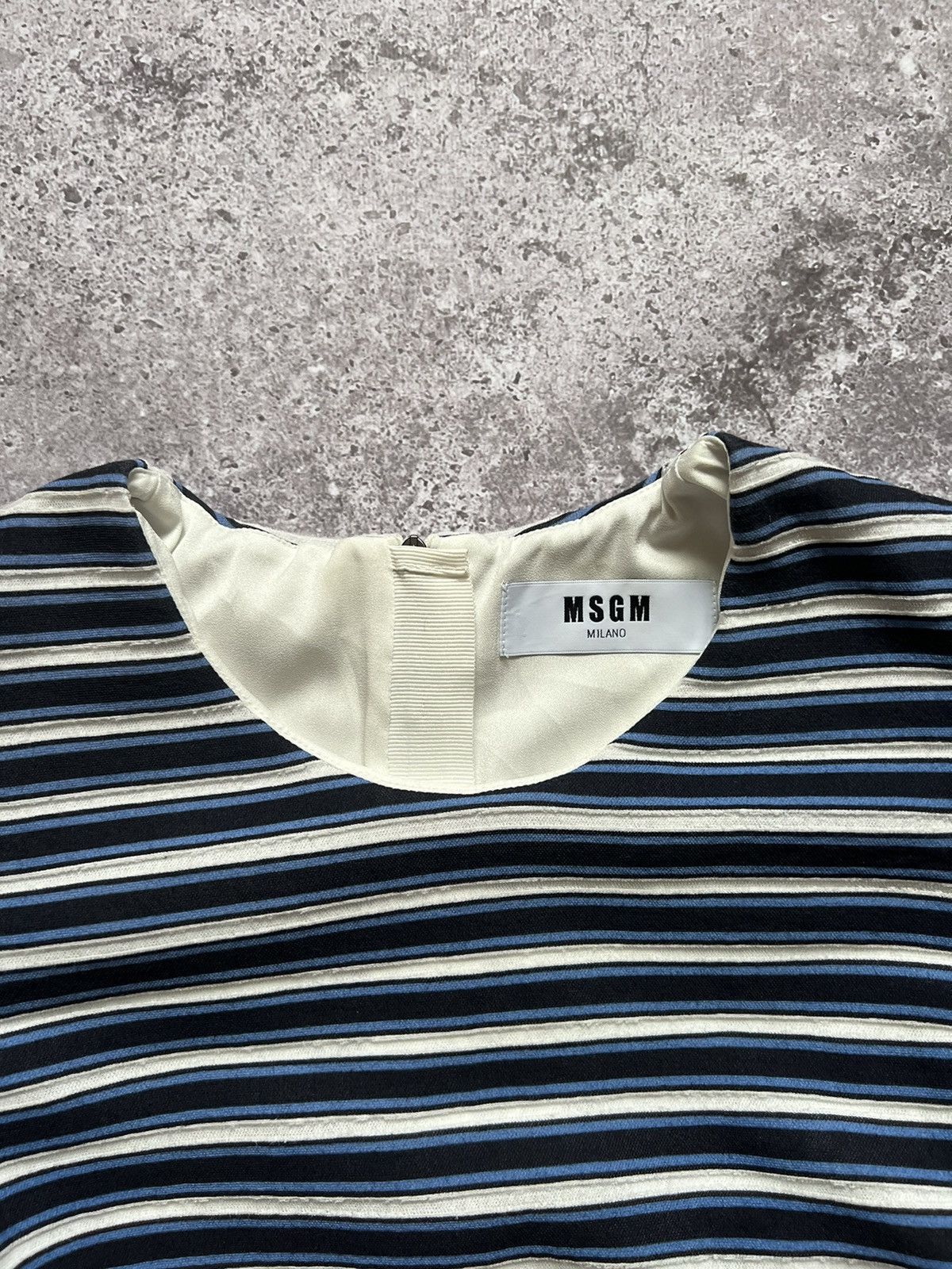 MSGM MSGM Milano Striped Ruffle Short Sleeve Top Size M / US 6-8 / IT 42-44 - 11 Thumbnail