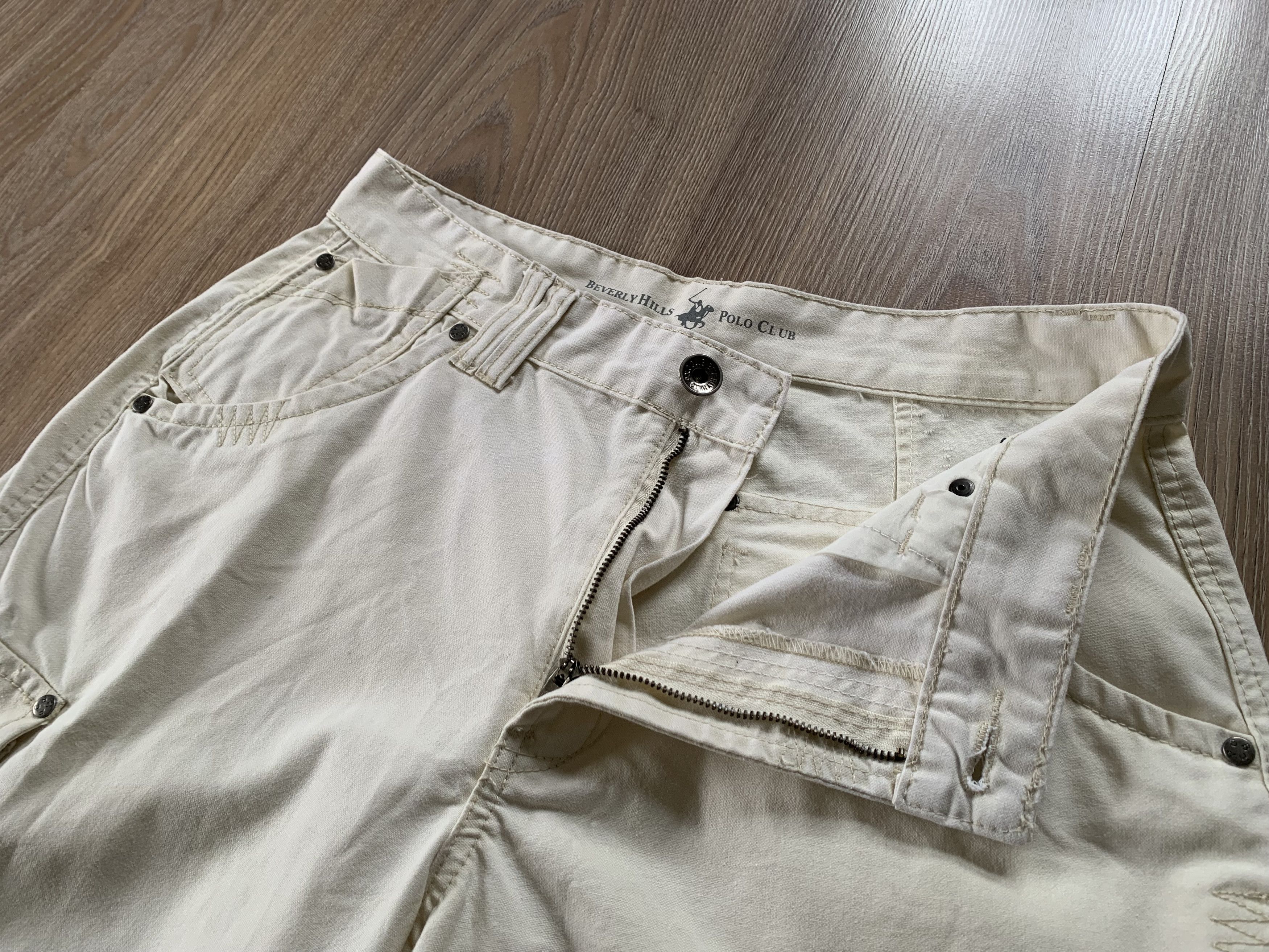 Beverly Hills Polo Club × Vintage Beverly Hills Polo Club Vintage Cargo Denim Shorts Size US 32 / EU 48 - 5 Thumbnail