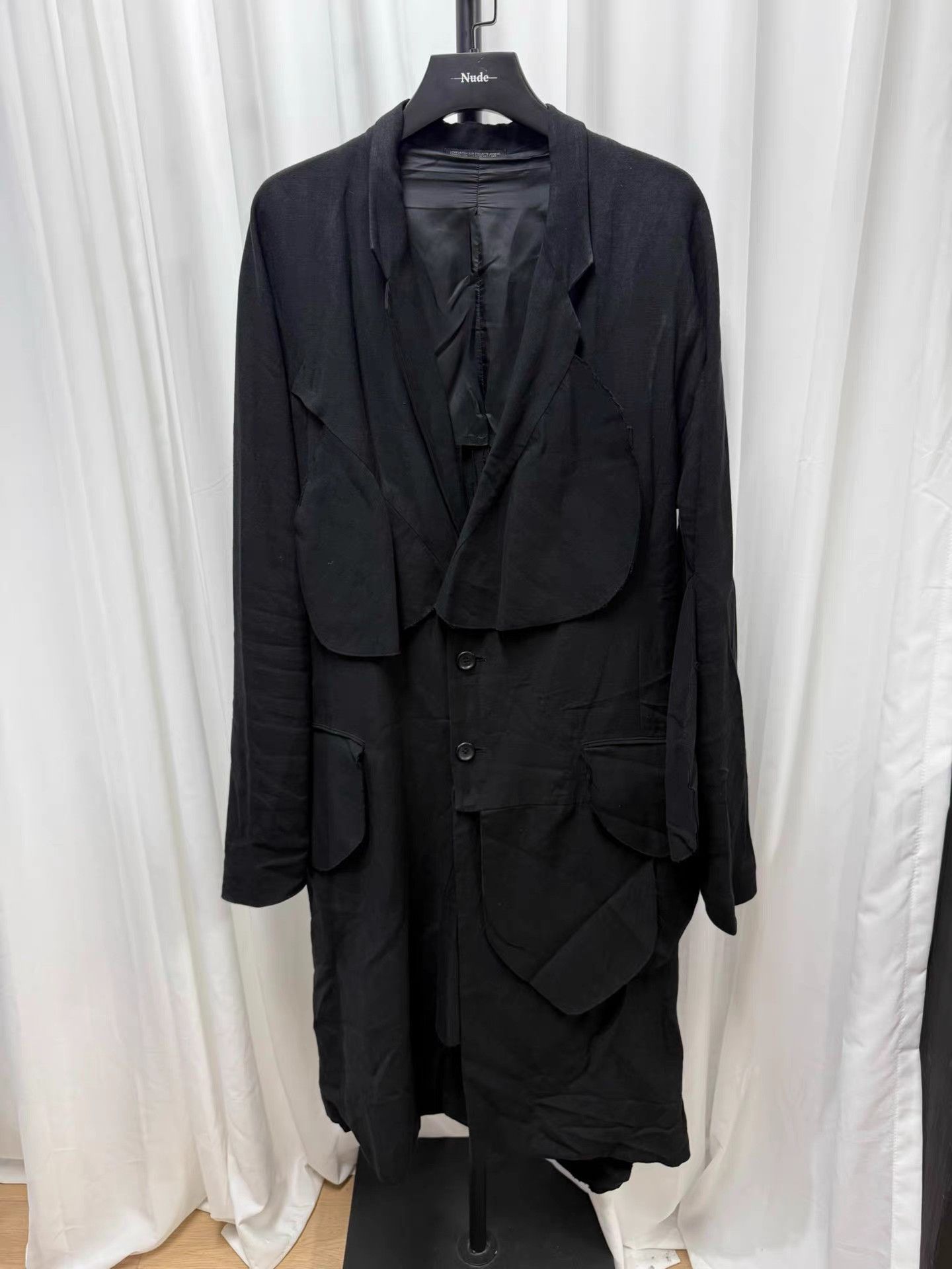 Yohji Yamamoto Yohji Yamamoto Circular Patchwork Linen Coat K20 Size US XL / EU 56 / 4 - 1 Thumbnail