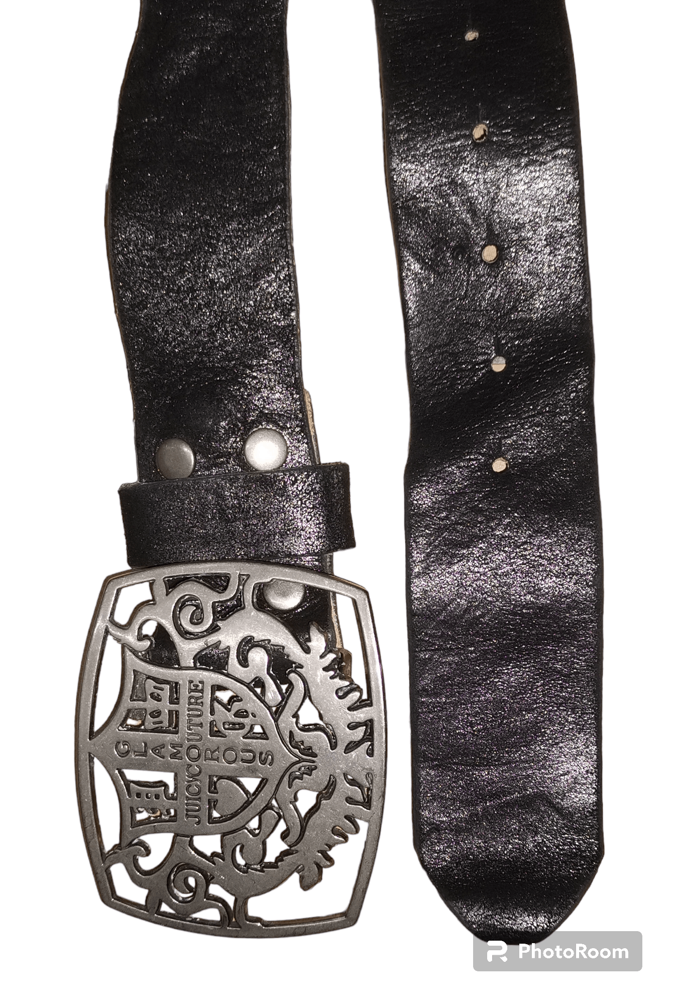 Juicy Couture Jeans Juicy couture puff puff leather belt with buckle Size 38 - 2 Thumbnail