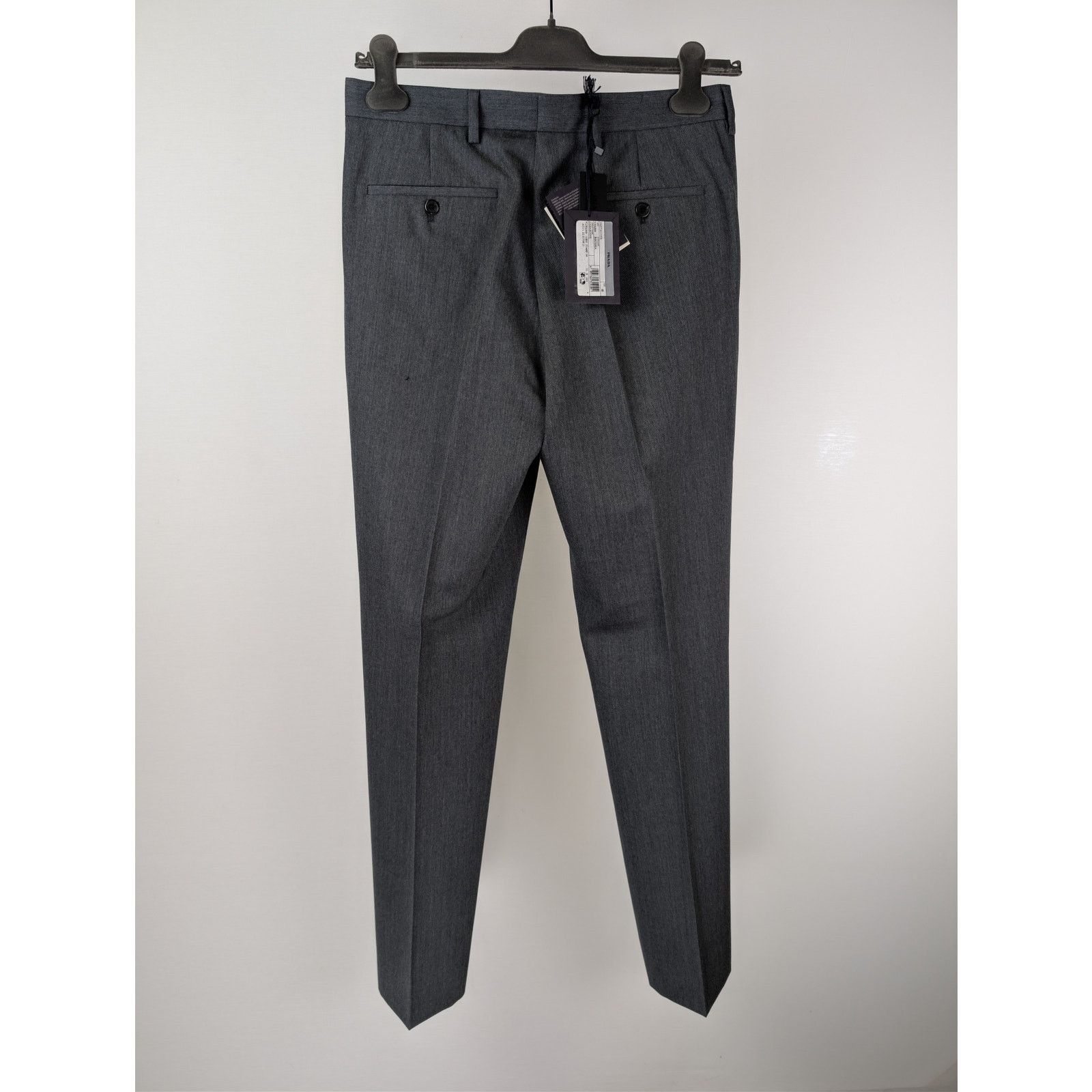 Prada o1rshd1 Gabardine Casual Pants in Grey Size US 30 / EU 46 - 10 Thumbnail