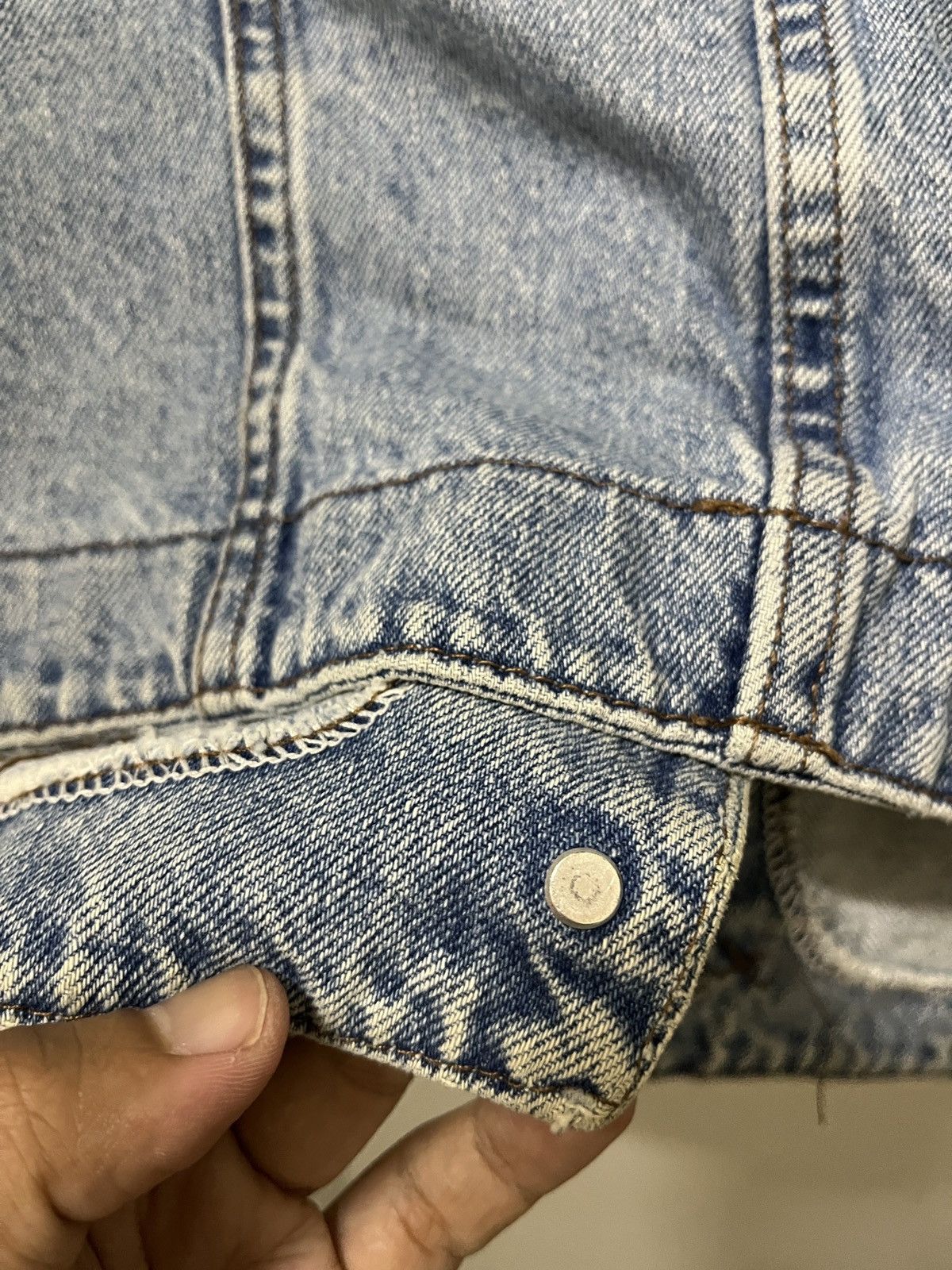 Lee 80s Lee Denim Vest 🇺🇸 Size S / US 4 / IT 40 - 9 Thumbnail