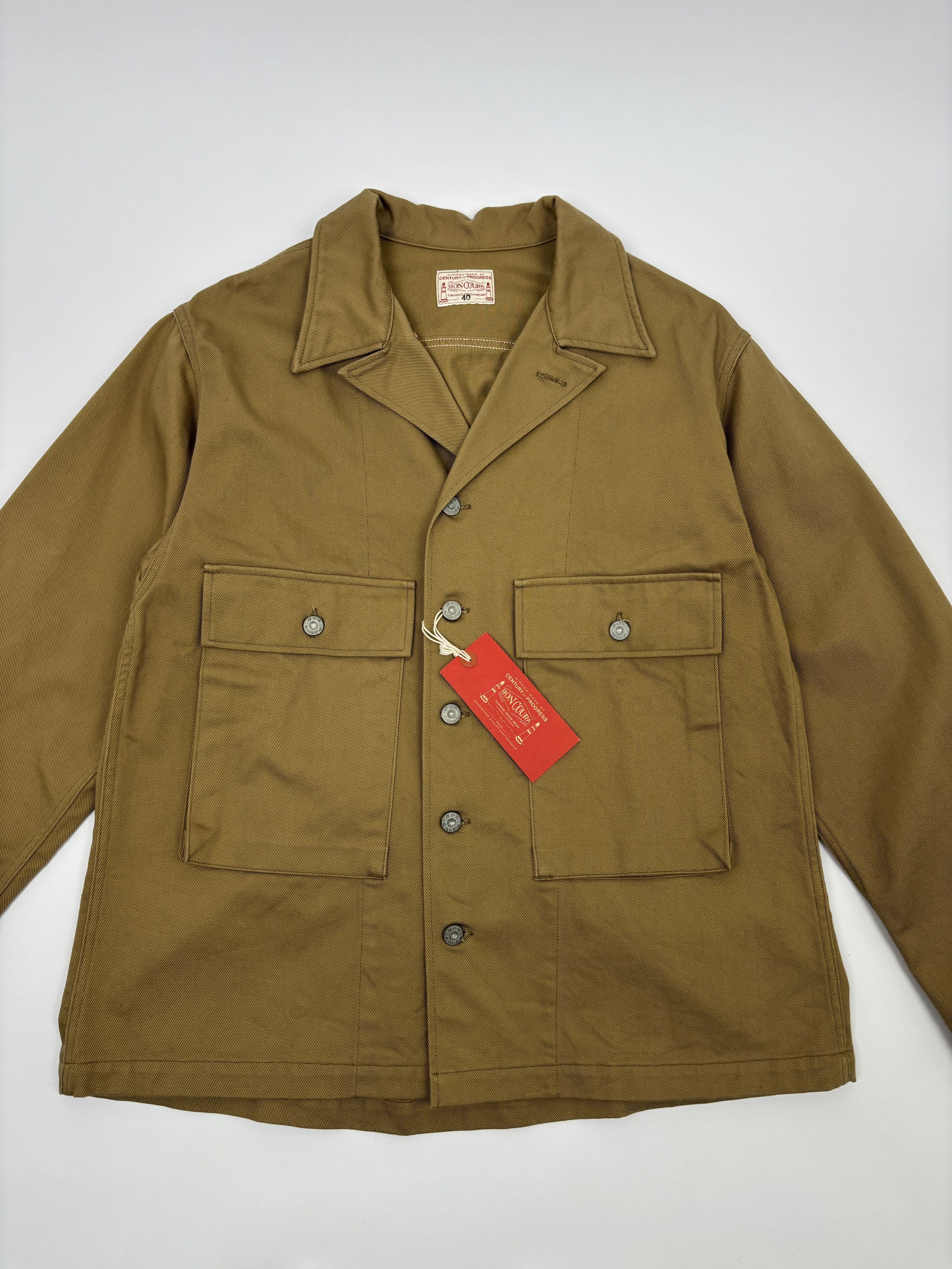BONCOURA Boncoura B-43 English Twill Jacket Khaki Size US L / EU 52-54 / 3 - 2 Thumbnail