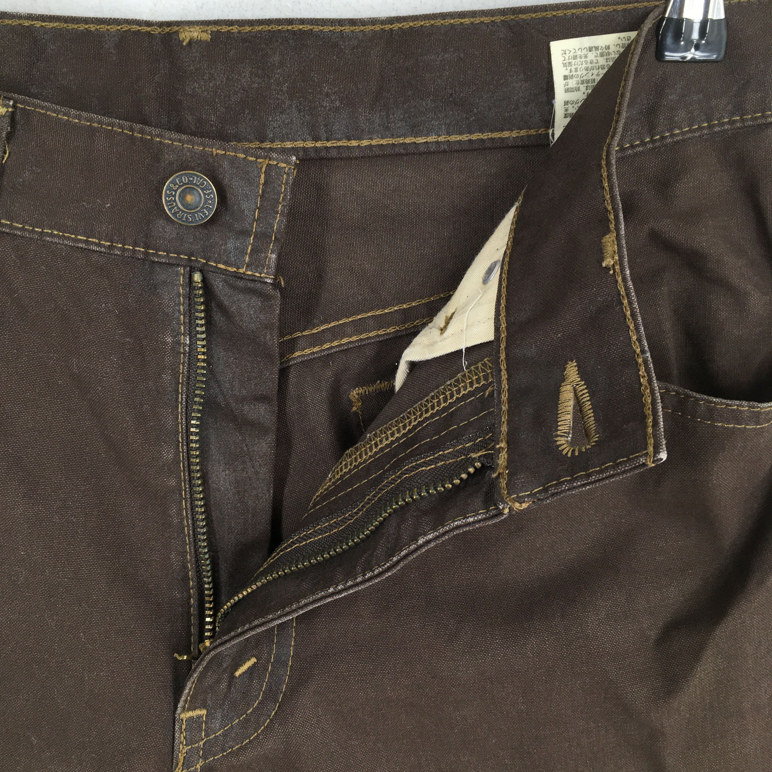 Levi's Size 31x31 Vintage Levi's 517 Wax Brown Jeans S1153 Size US 31 - 6 Thumbnail