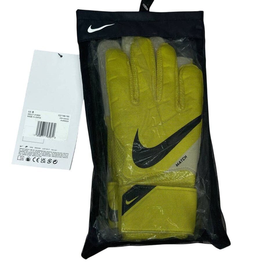Nike Nike Match Goal Keeper Soccer Gloves Mens Size 8 (CQ7799765) Size ONE SIZE - 6 Thumbnail