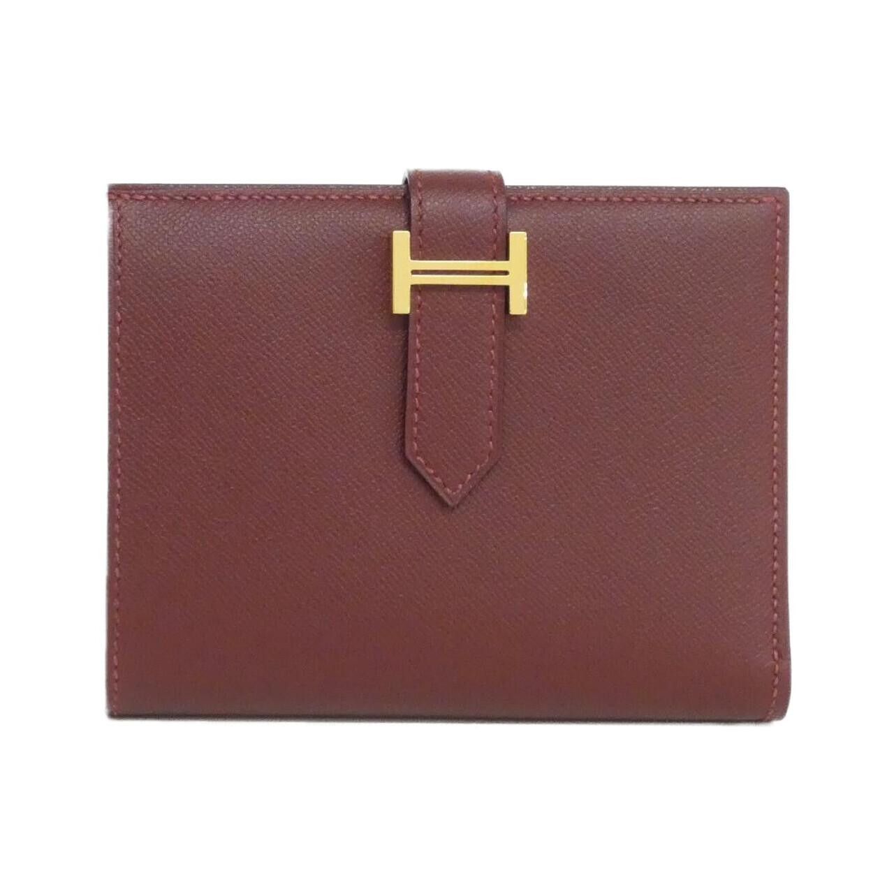 Hermes Hermes BEARN COMPACT Madame Wallet Leather Short Wallet DUTY FREE for USA