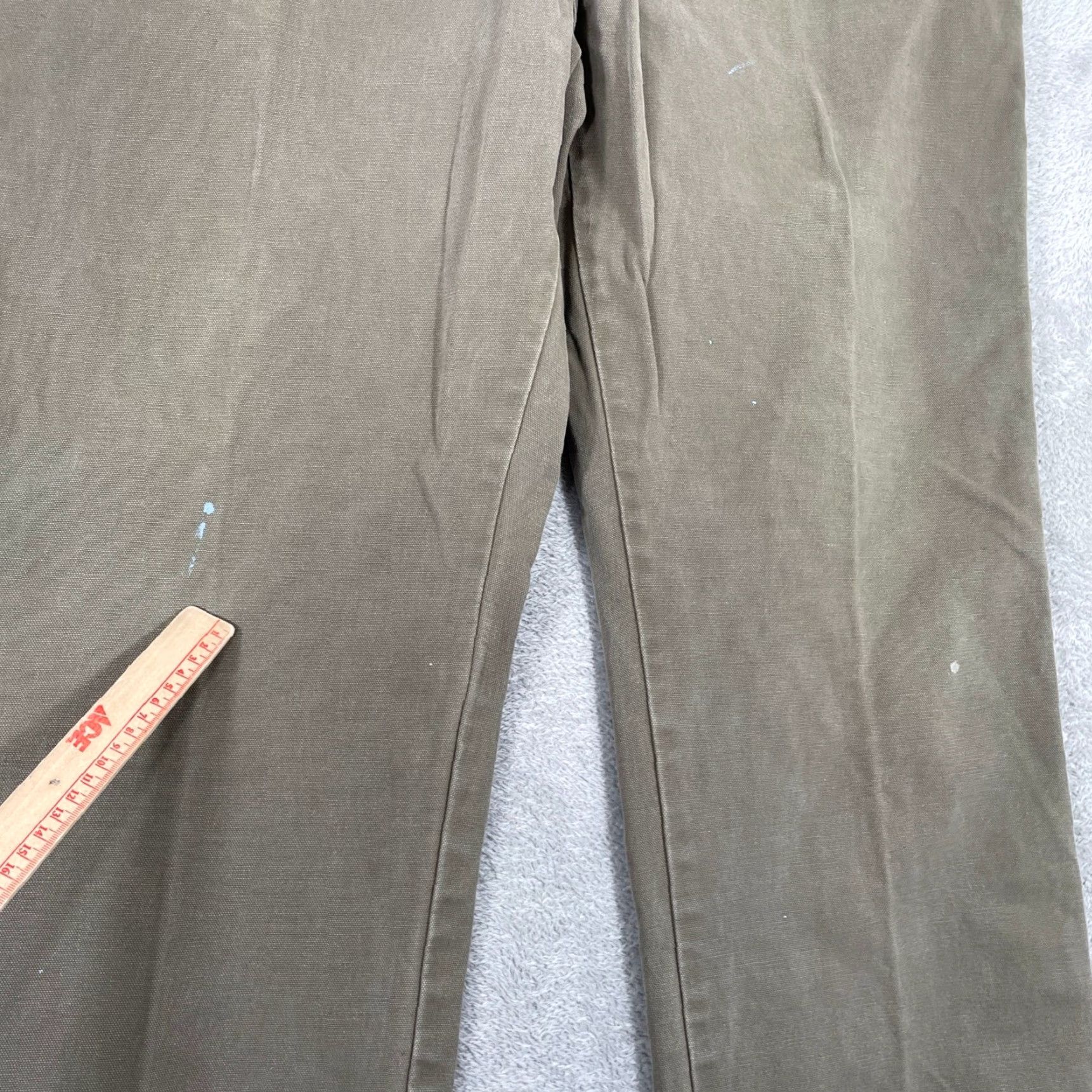 Dickies VINTAGE Dickies Carpenter Pants Mens 44x32 Brown Duck Canvas Workwear Skater Pants Mens Size US 44 / EU 60 - 4 Thumbnail