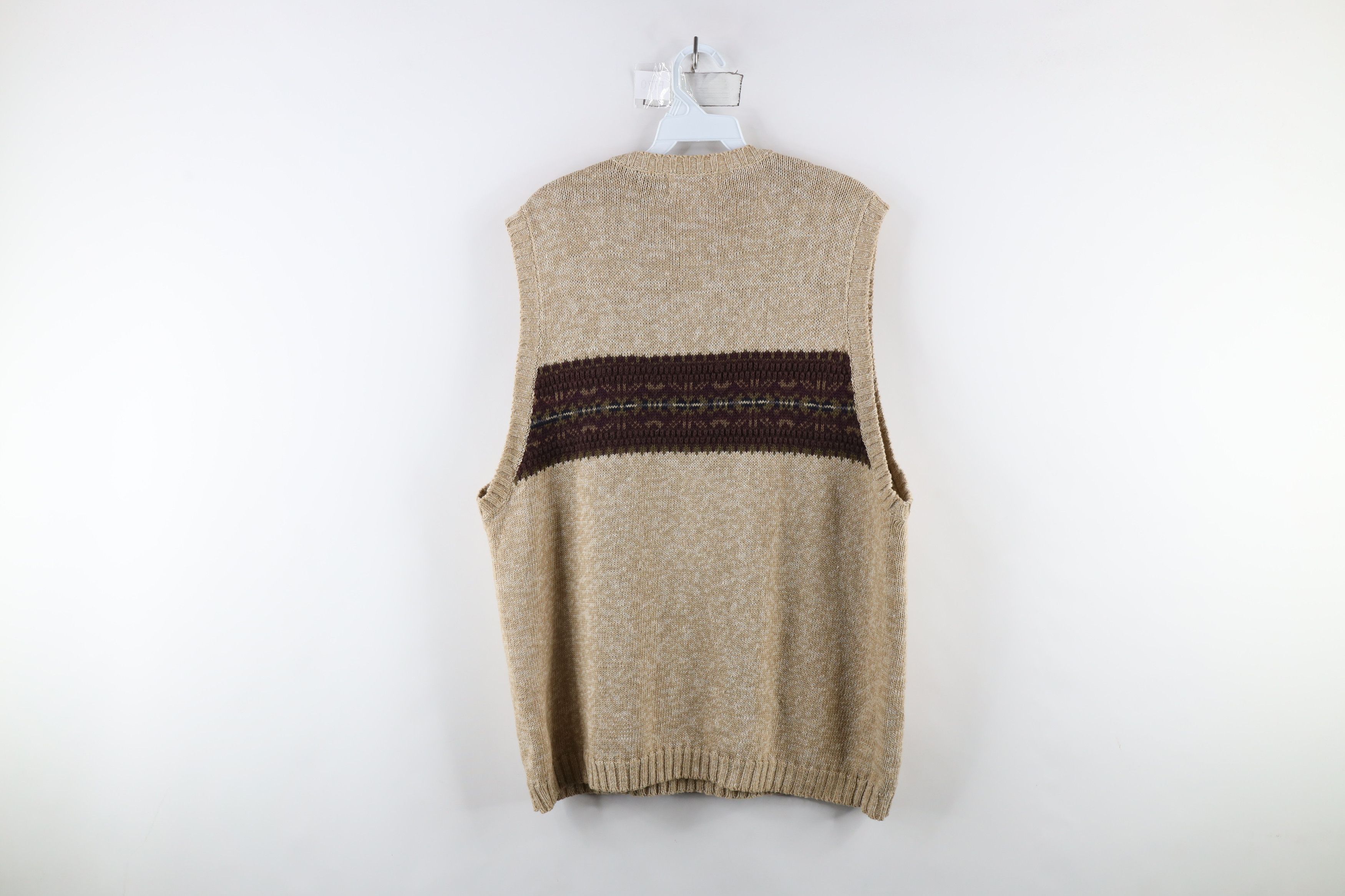 American Eagle Outfitters × Vintage Vintage 90s American Eagle Outfitters Knit Sweater Vest Size US L / EU 52-54 / 3 - 6 Thumbnail