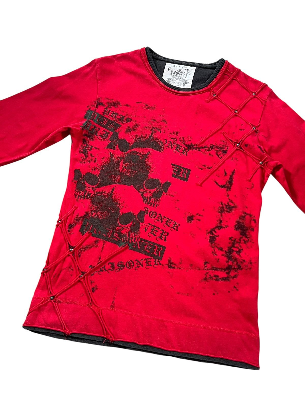 In The Attic Vintage In The Attic Skulls Reconstruct Layered Shirt Size US S / EU 44-46 / 1 - 4 Thumbnail