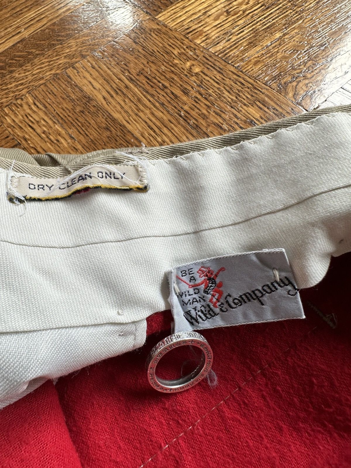 Vintage Vintage 60s Flannel Lined Khaki Trousers Pants Size US 36 / EU 52 - 8 Thumbnail