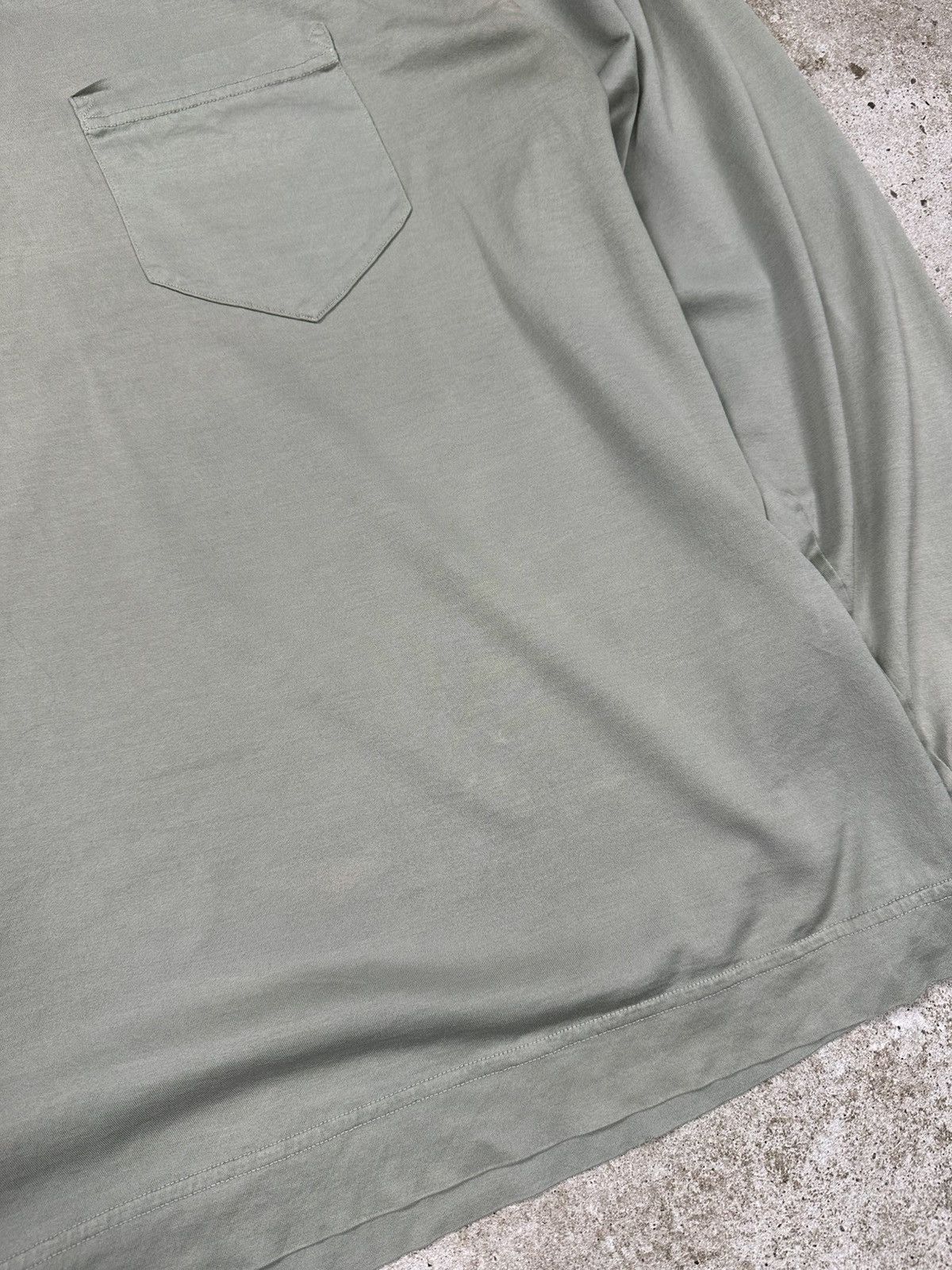 Stone Island Stone Island Olive Long Sleeve Tee Pocket Size US XL / EU 56 / 4 - 5 Thumbnail