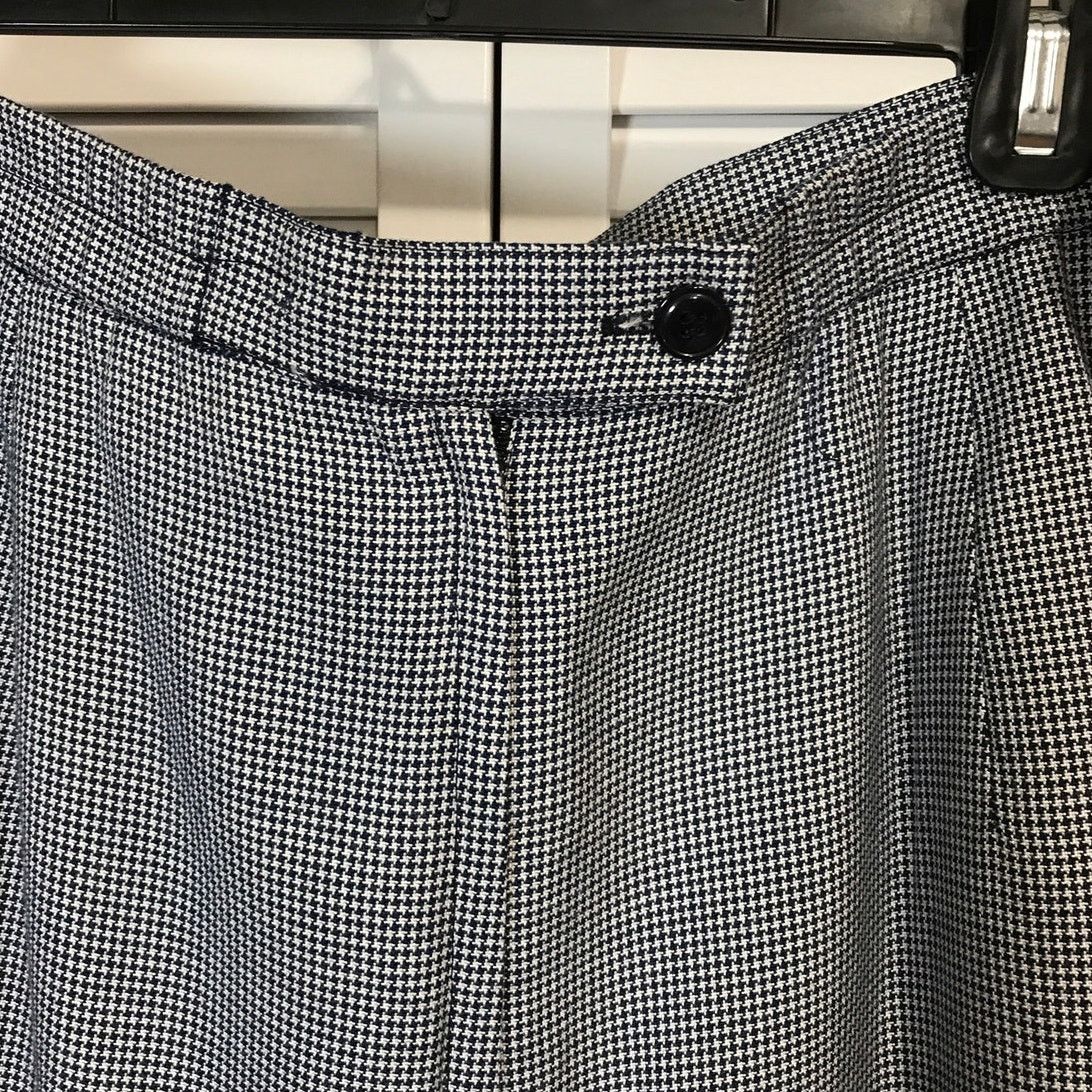 Liz Claiborne Vintage Liz Claiborne Houndstooth Academia Midi Skirt 20W Size 40" / US 18 - 3 Thumbnail