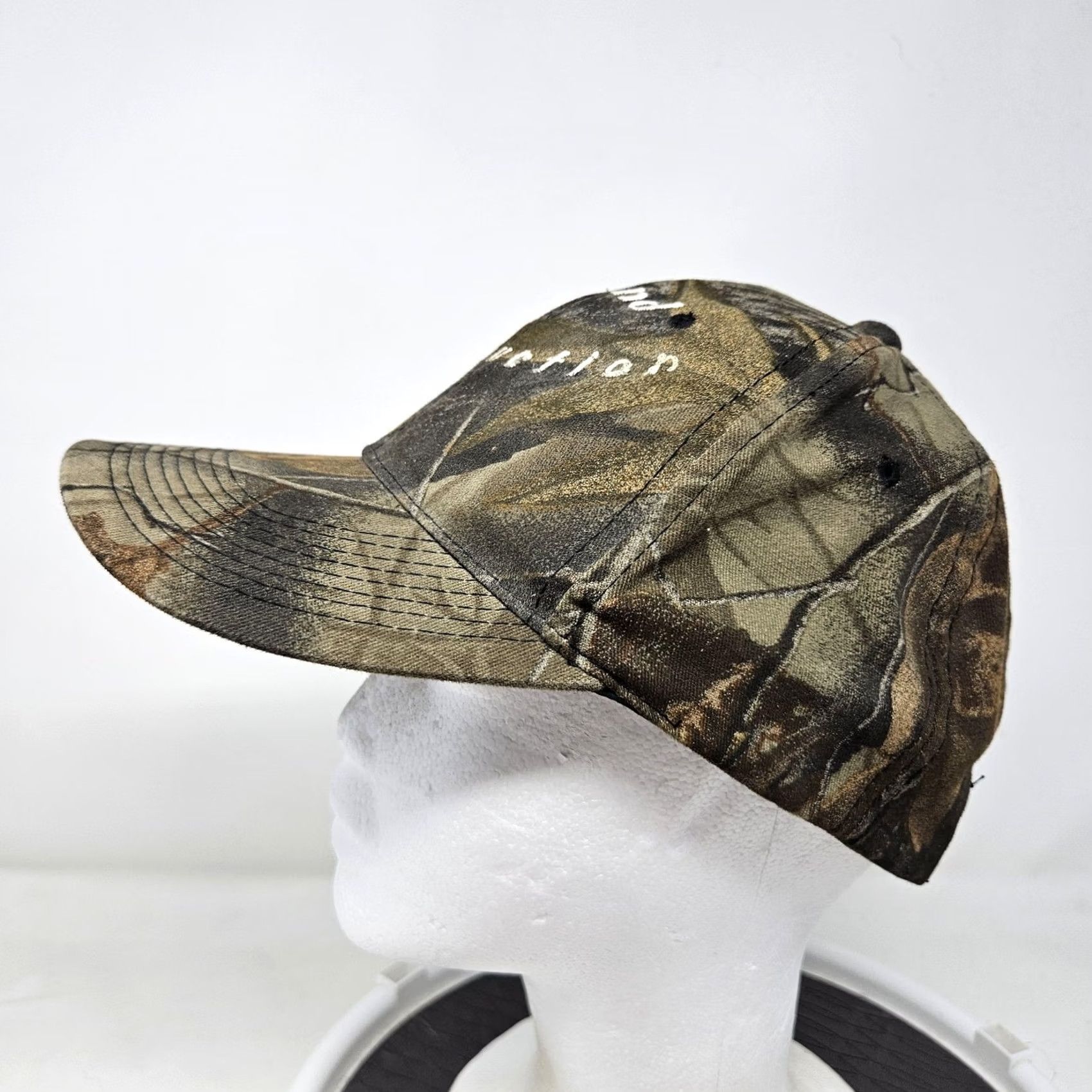 Vintage LaFond Construction Hat Cap Snap Back One Size Camouflage Advertising Embroidered Mens Size ONE SIZE - 5 Thumbnail
