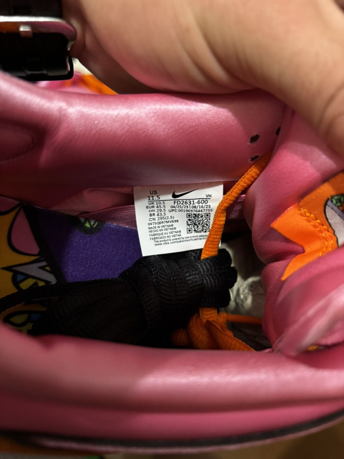 Nike Nike SB Dunk Low The Powerpuff Girls Blossom Size US 11.5 / EU 44-45 - 7 Thumbnail